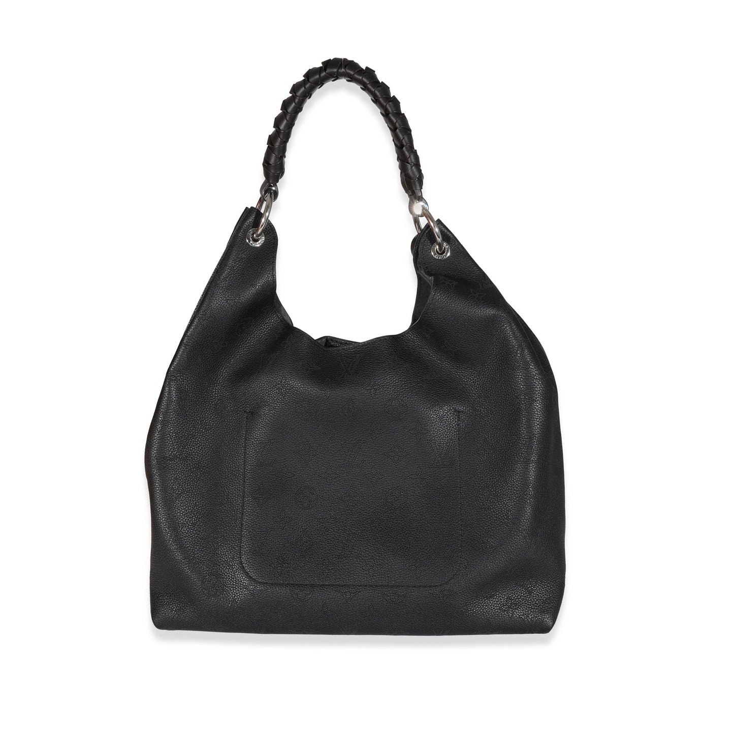 Louis Vuitton Mahina Carmel Black Shoulder Bag Carmel Hobo
