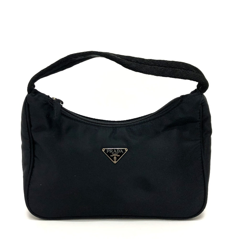 Triangular Plate Nylon Black Travel Bag
