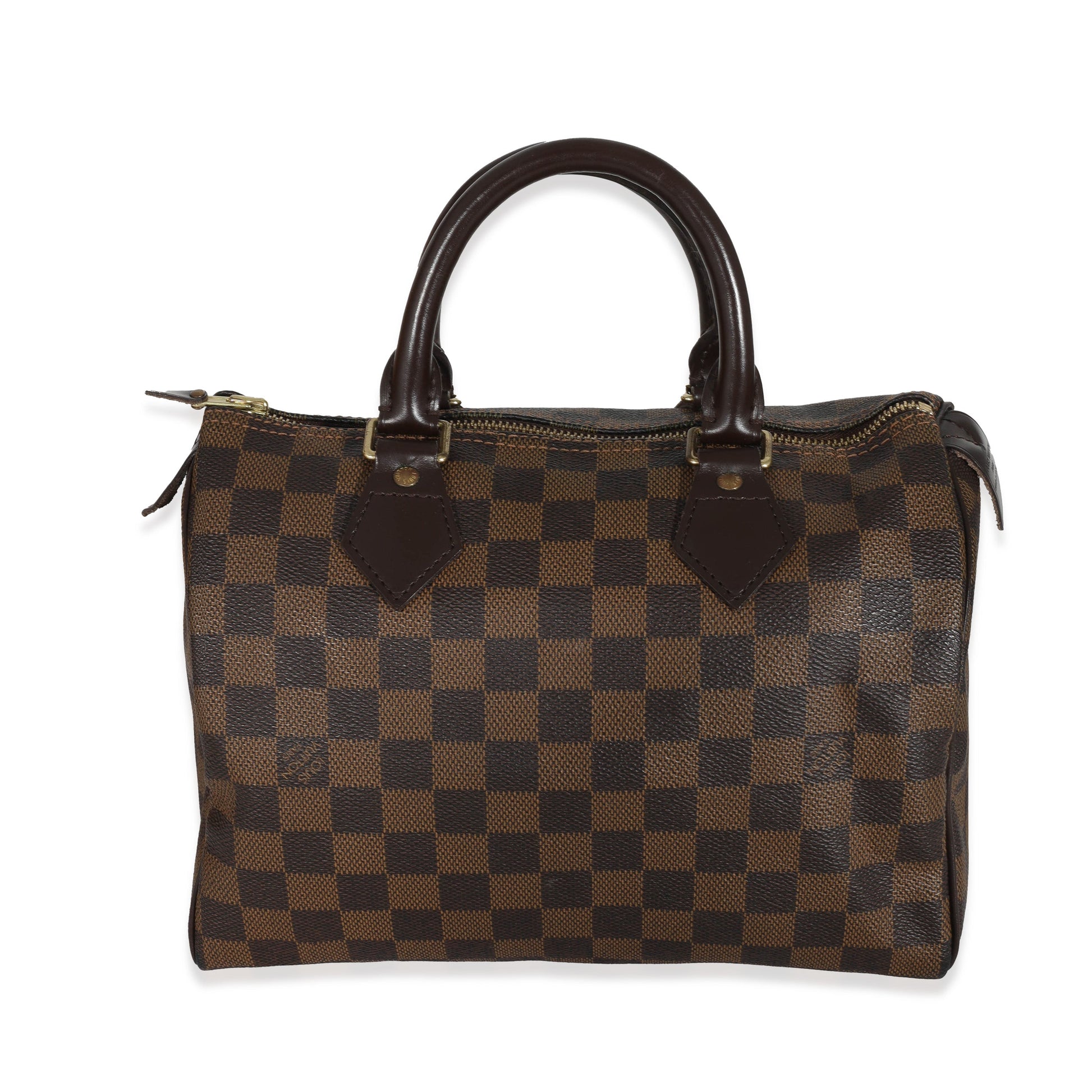 Louis Vuitton Damier Ebene Speedy 25 Canvas Handbag Speedy 25
