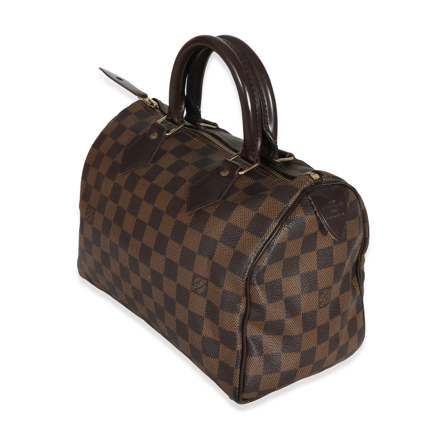 Louis Vuitton Damier Ebene Speedy 25 Canvas Handbag Speedy 25