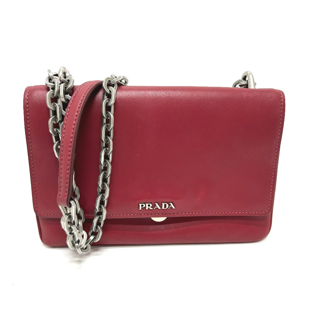 Shoulder Bag Women Leather Red