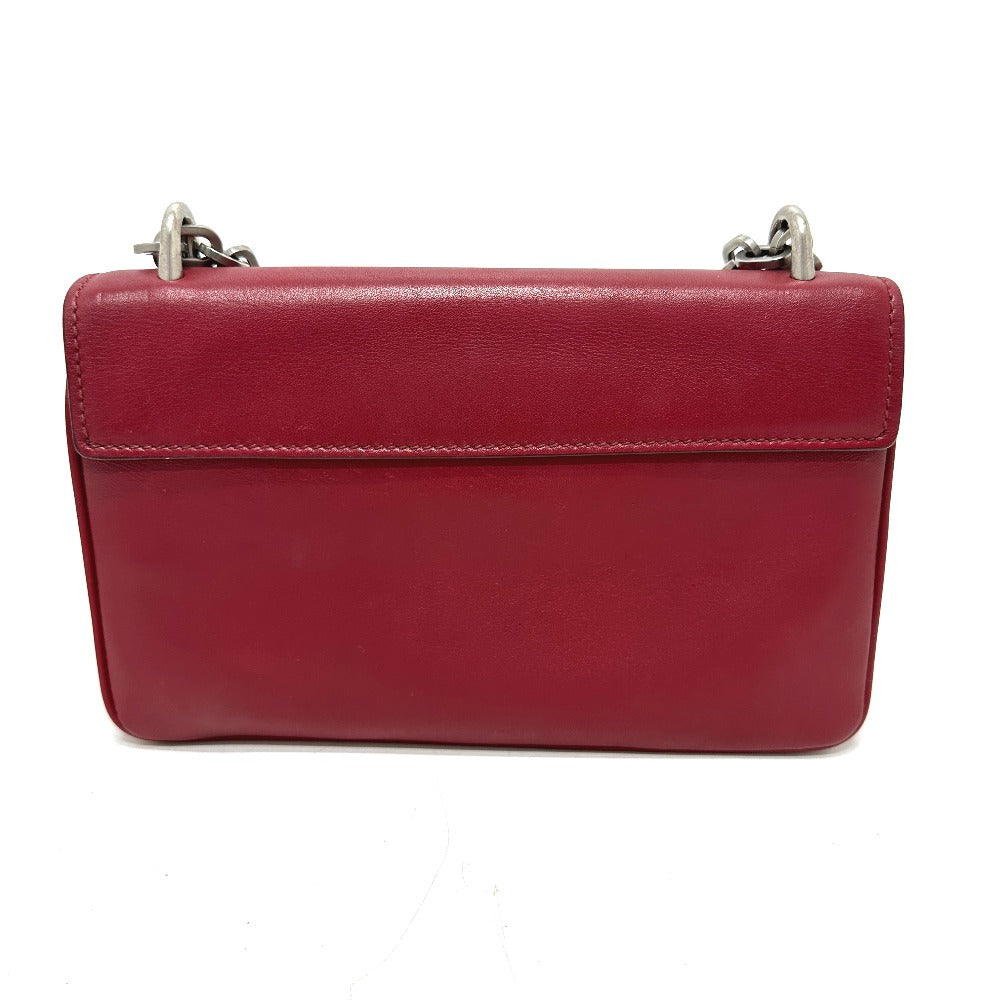 Shoulder Bag Women Leather Red