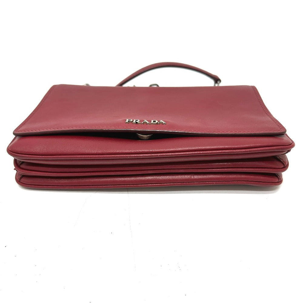 Shoulder Bag Women Leather Red