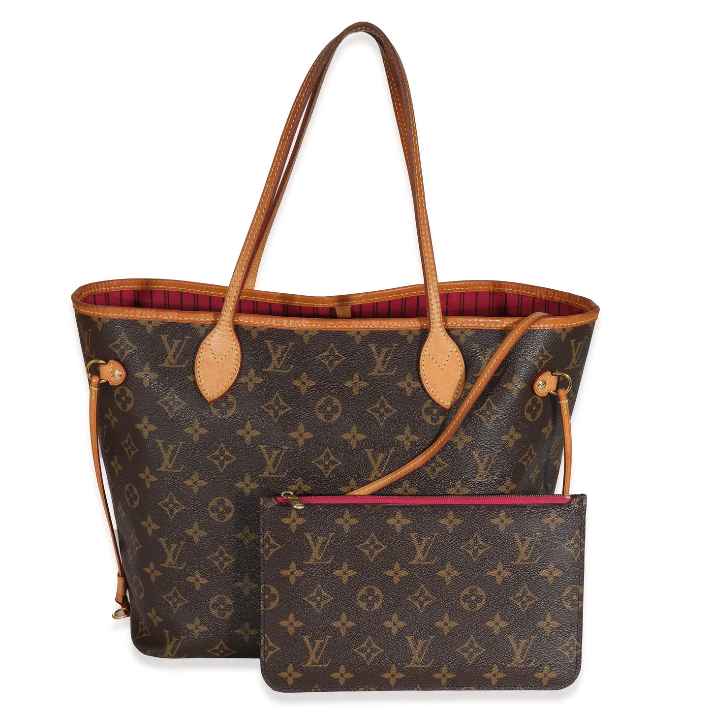 Louis Vuitton Neverfull MM Monogram Canvas Tote Bag 21