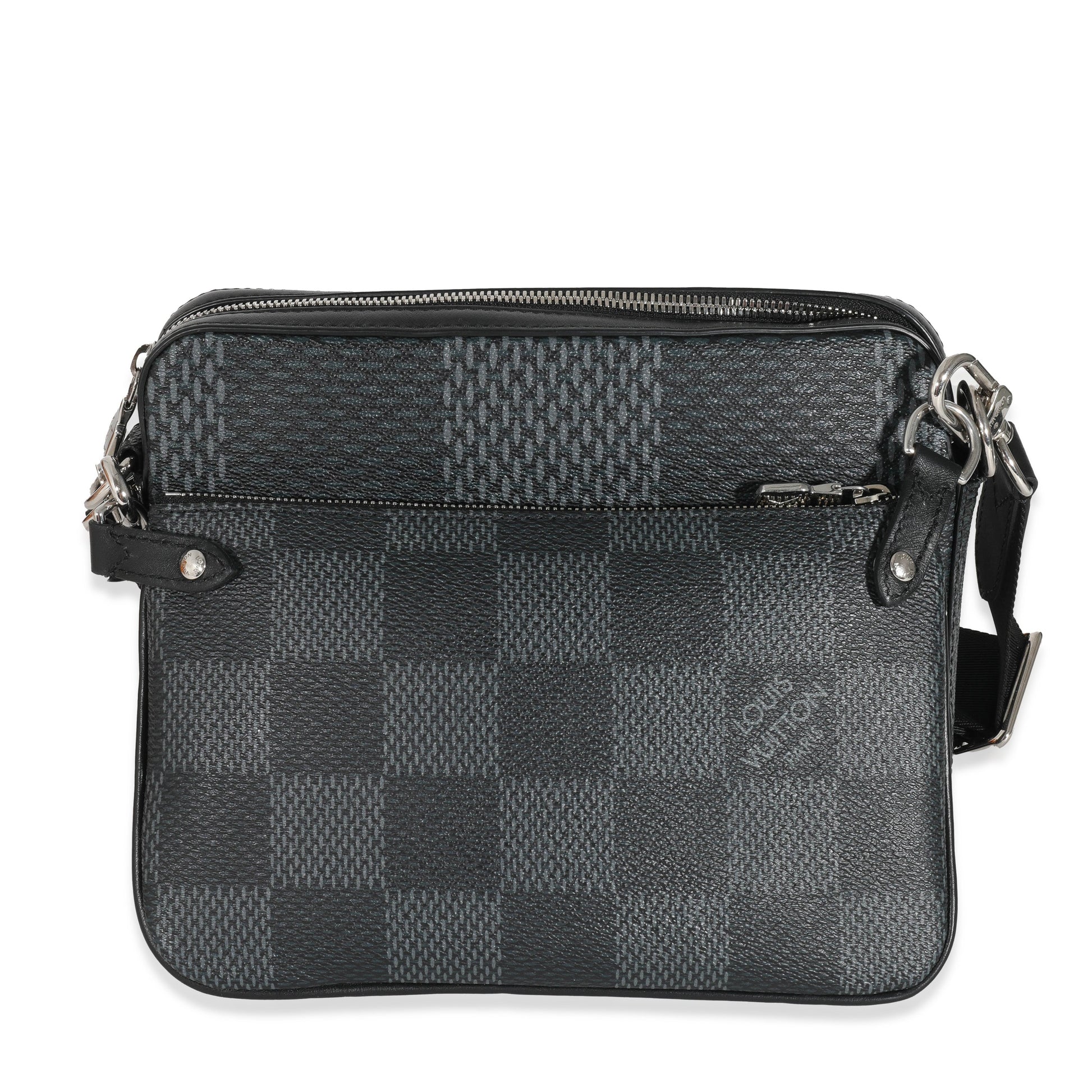 Louis Vuitton Damier Graphite 3D Trio Messenger Canvas Crossbody Bag