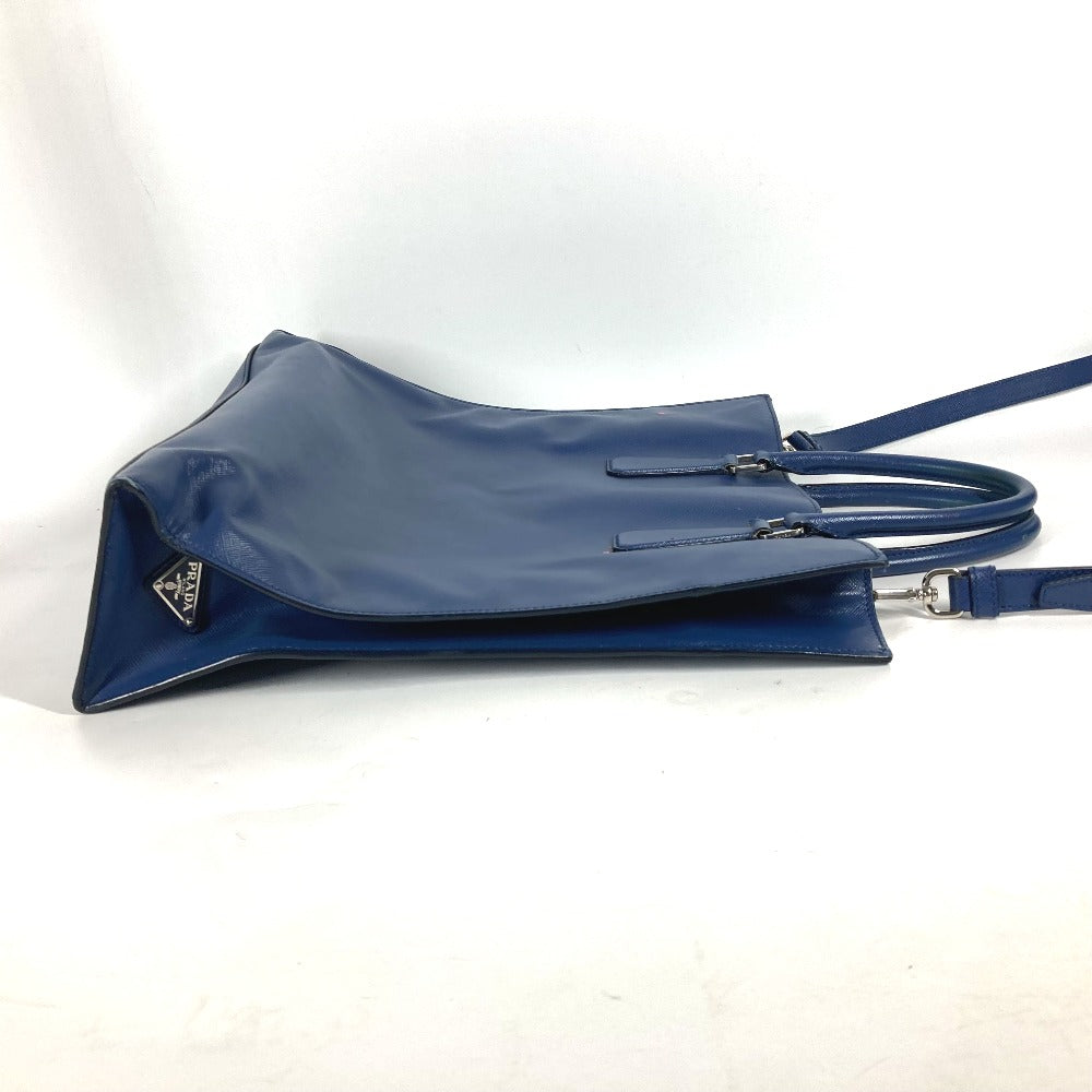 Tote Bag Safiano Bag Crossbody Shoulder Bag Leather Blue Crossbody Bag