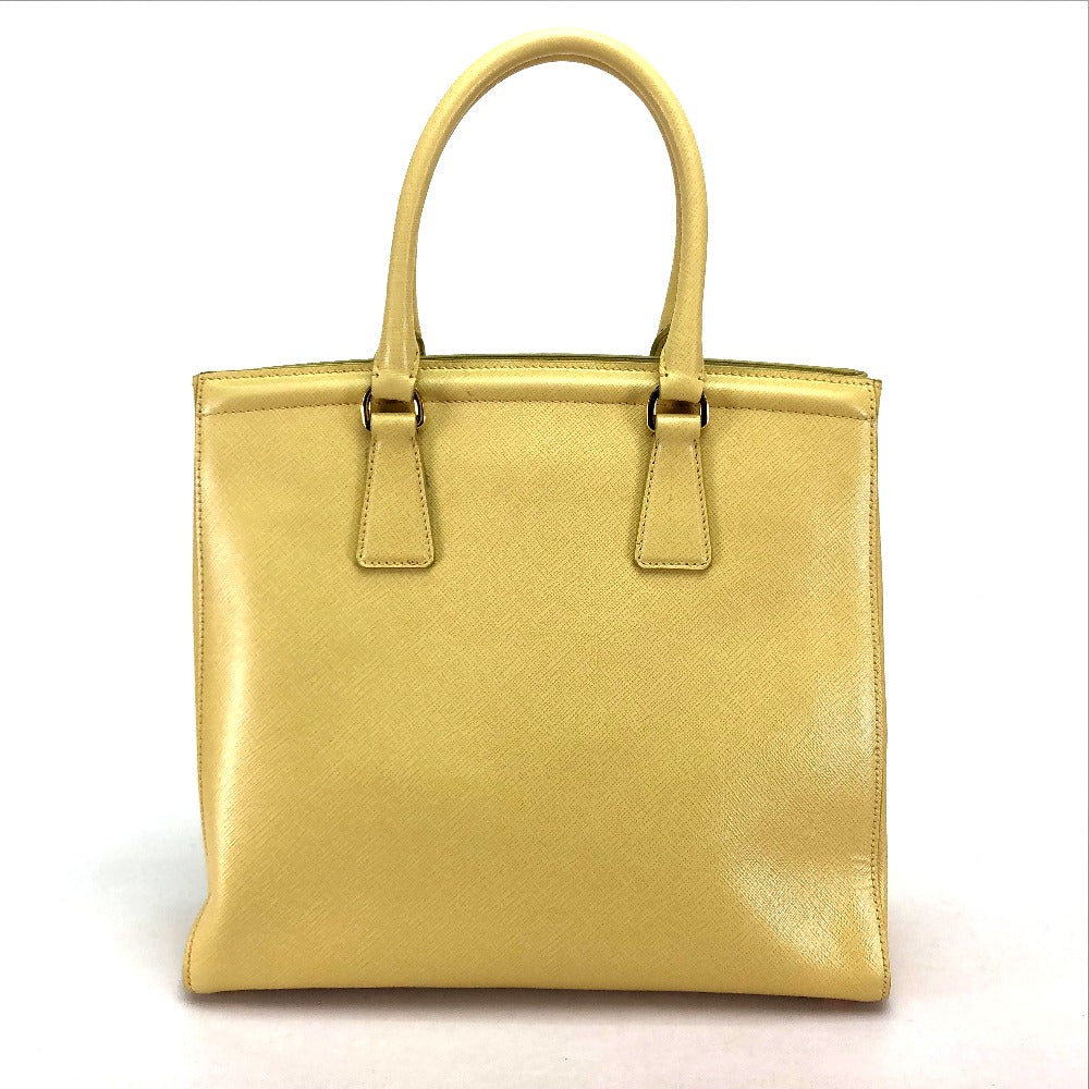 Safiano Yellow Shoulder Bag Women Leather