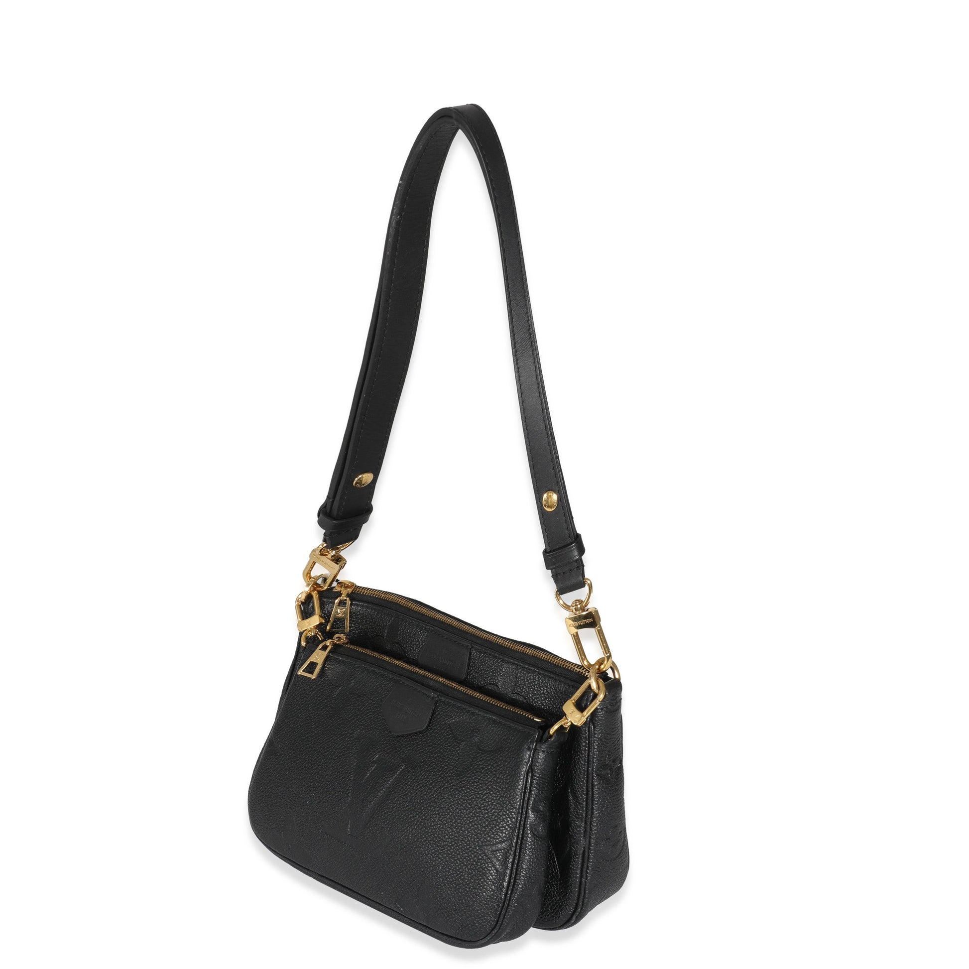 Louis Vuitton Empreinte Multi Pochette Accessoires Monogram Black Clutch Bag