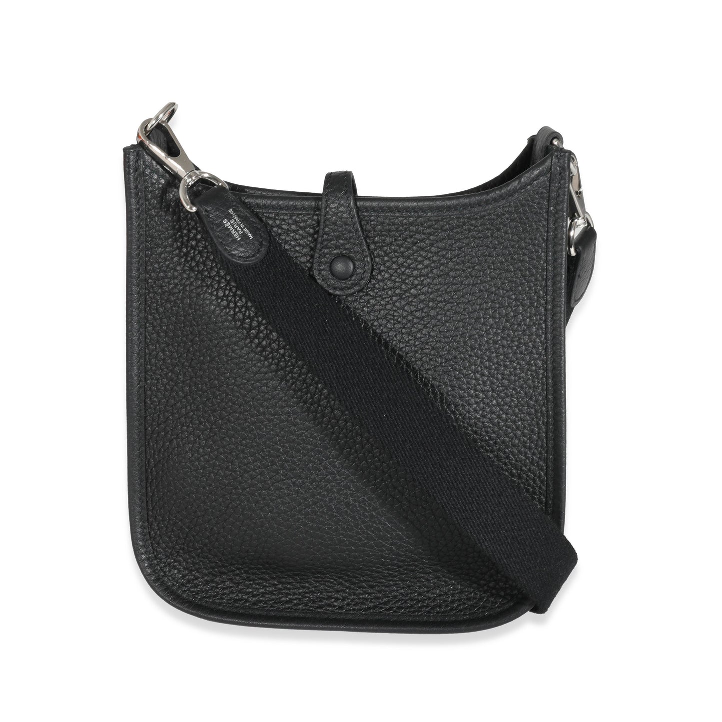 Hermes Luxury Clémence Evelyne Amazone Tpm Handbag Black Travel Bag