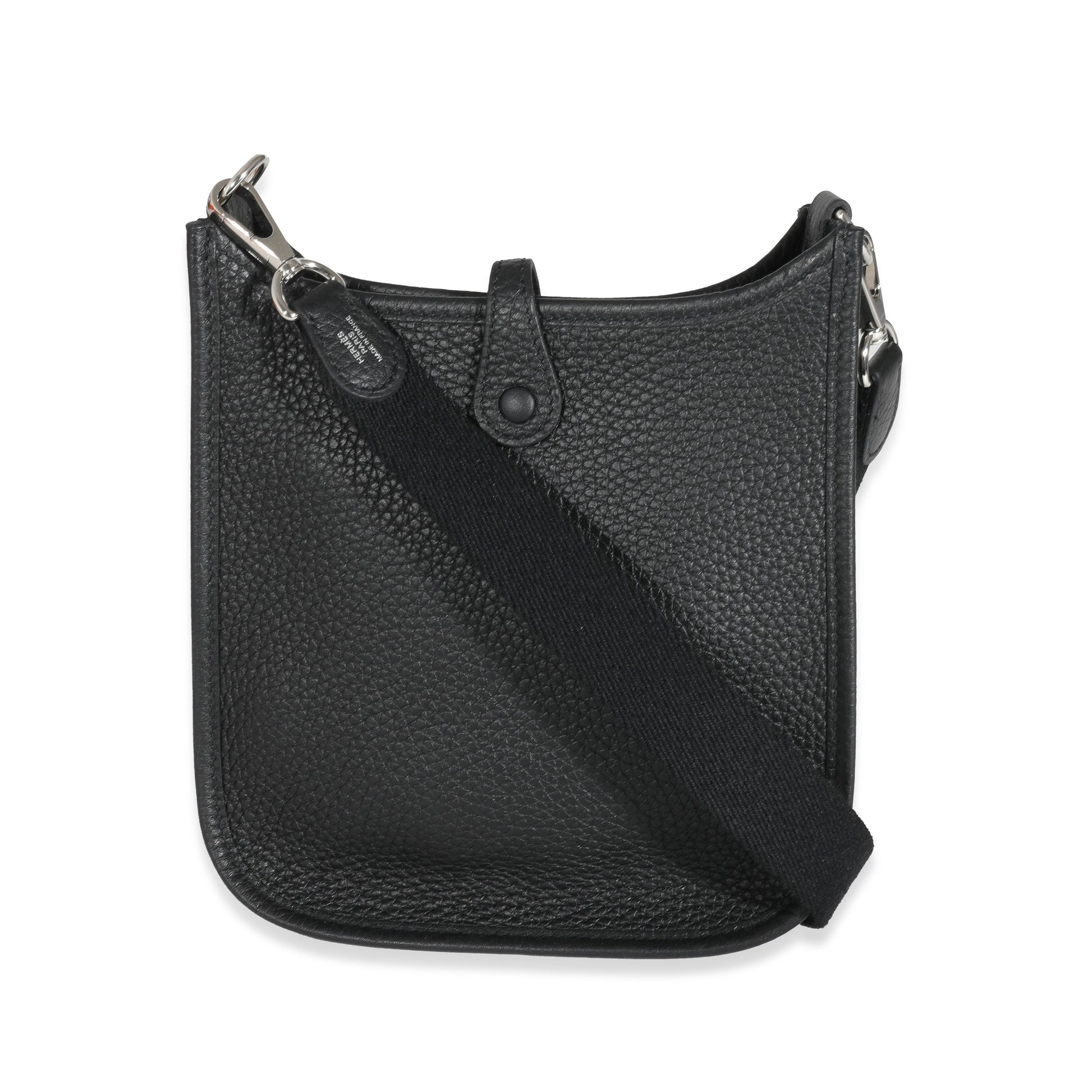 Hermes Luxury Clémence Evelyne Amazone Tpm Handbag Black Travel Bag