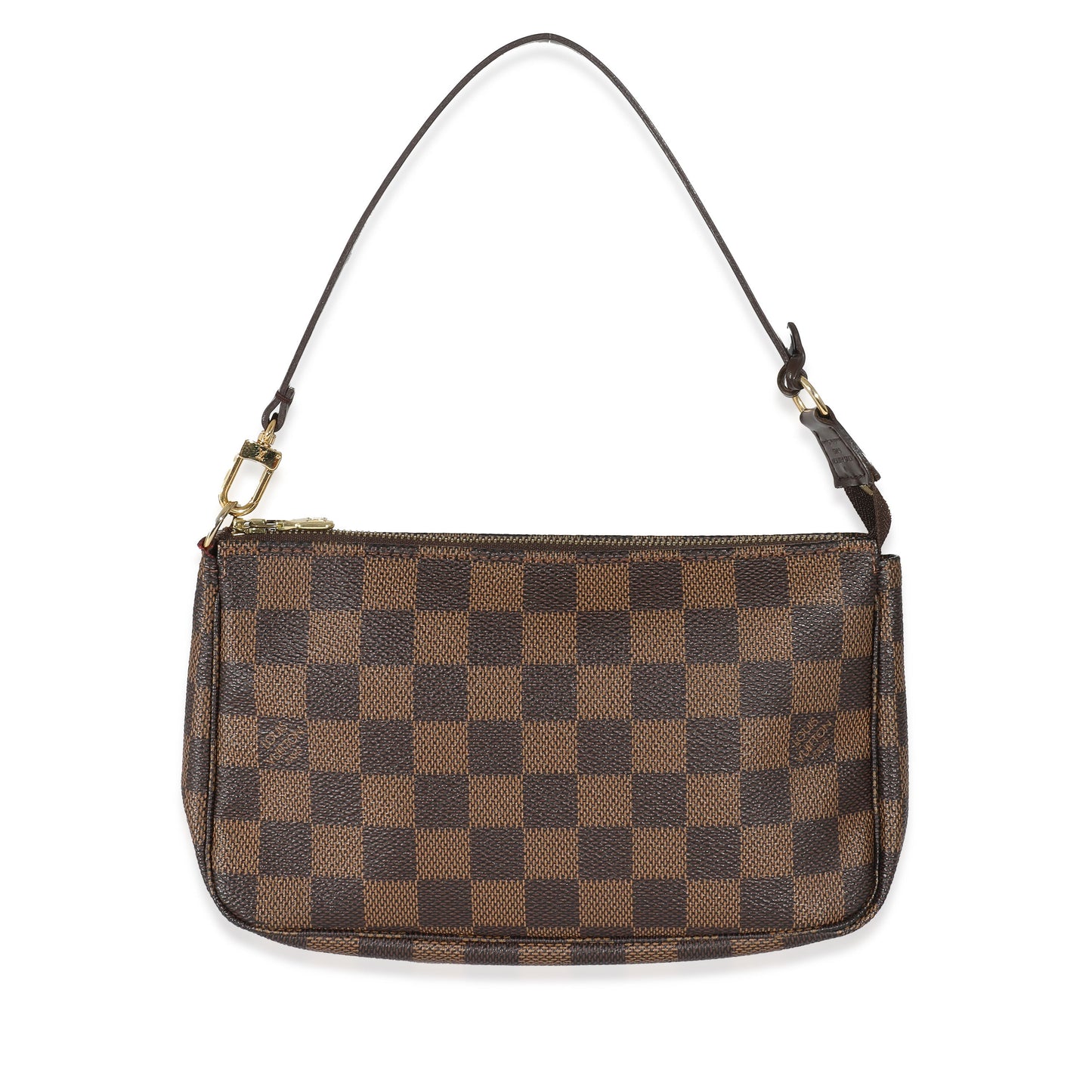 Louis Vuitton Damier Ebene Pochette Accessoires Canvas Clutch Bag