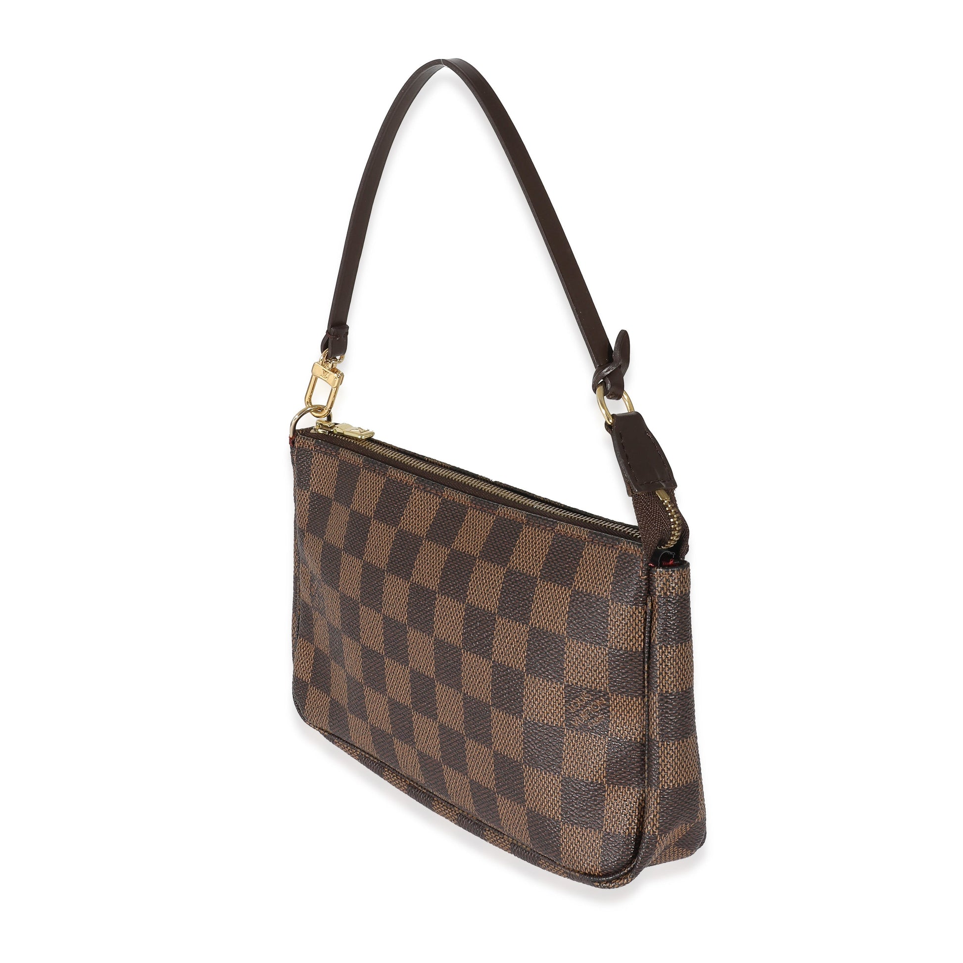 Louis Vuitton Damier Ebene Pochette Accessoires Canvas Clutch Bag