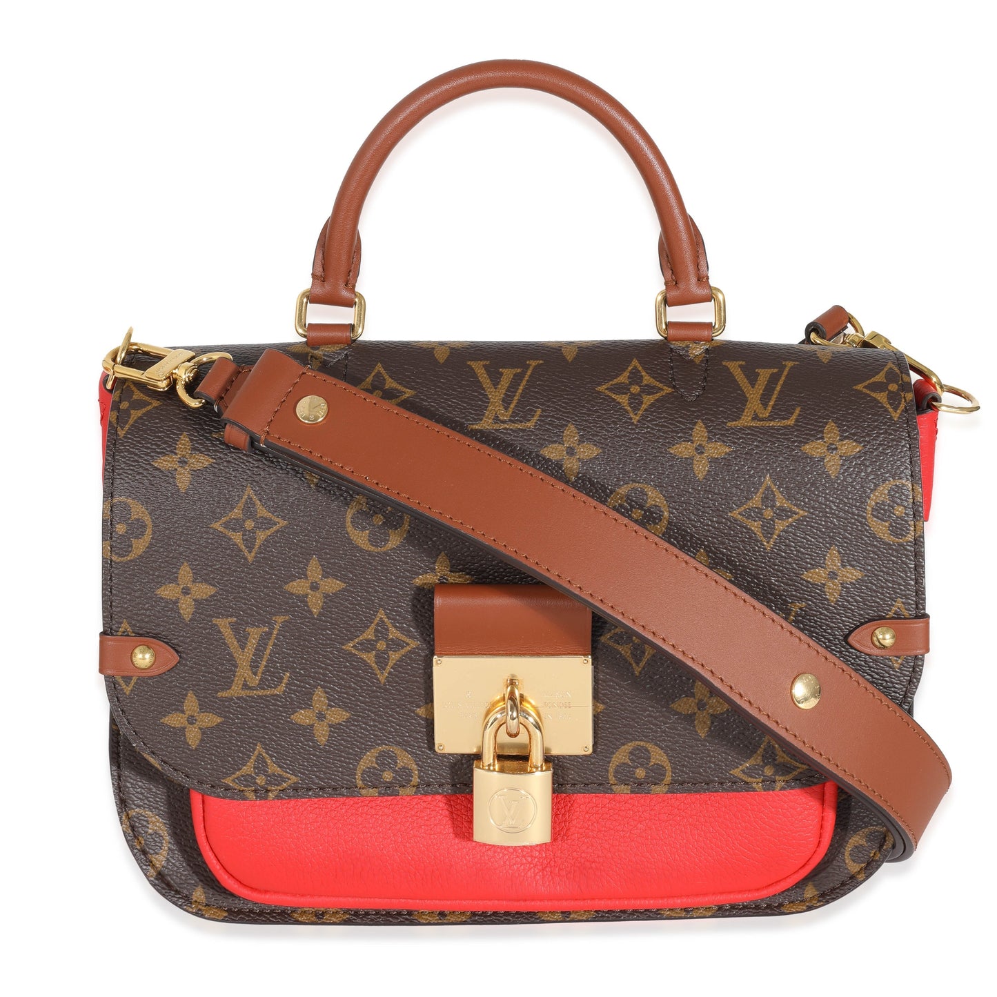 Louis Vuitton Coquelicot Vaugirard Monogram Canvas Handbag Vaugirard Bag