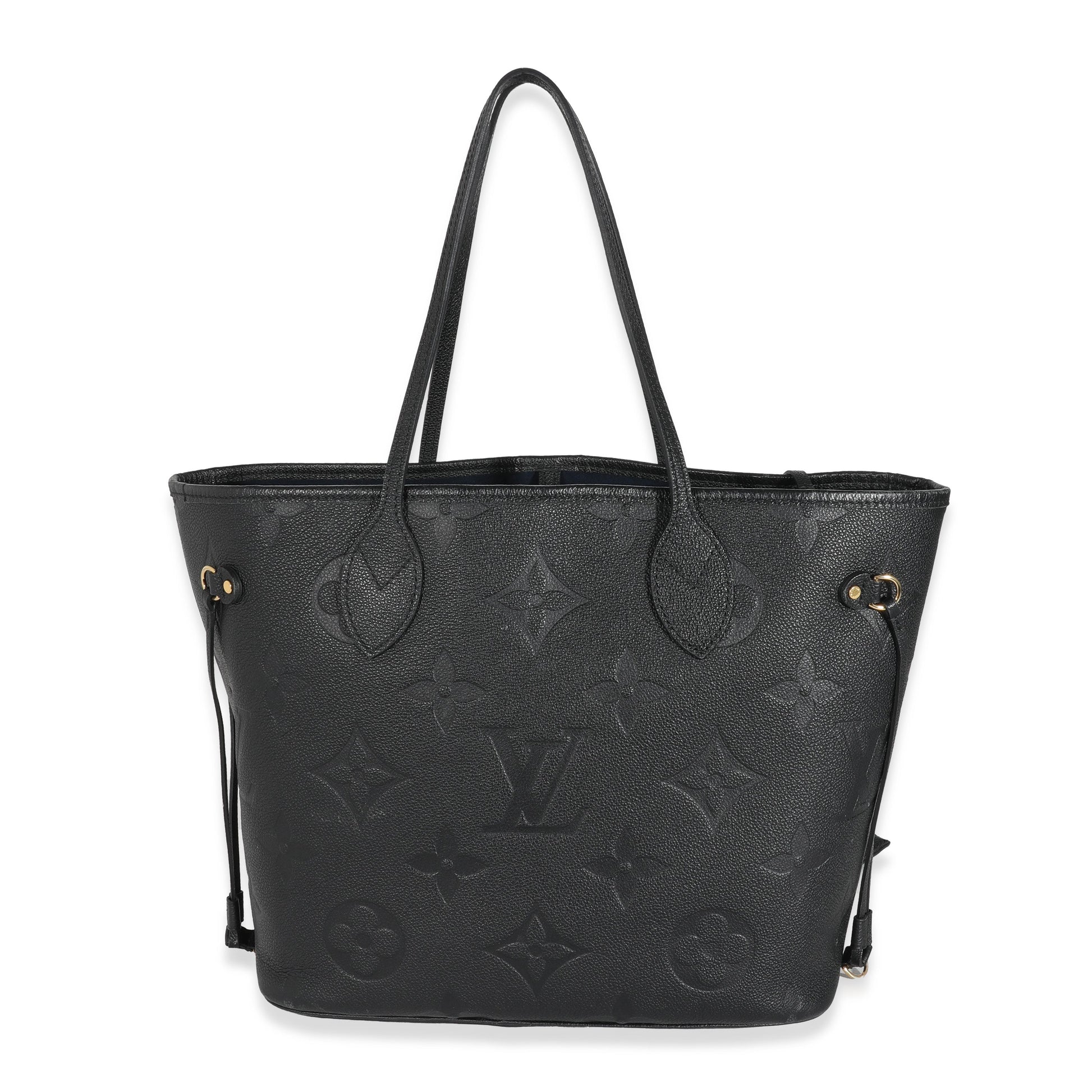 Louis Vuitton Empreinte Neverfull MM Black Tote Bag Neverfull Mm