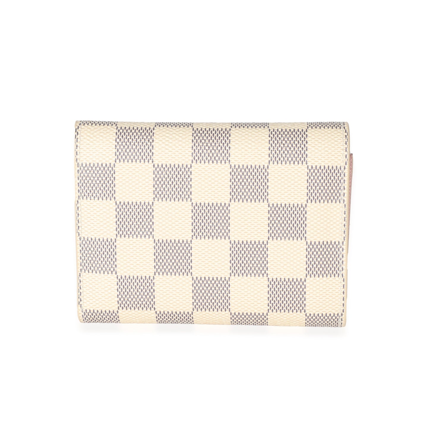 Louis Vuitton Damier Azur Victorine Canvas Wallet Case