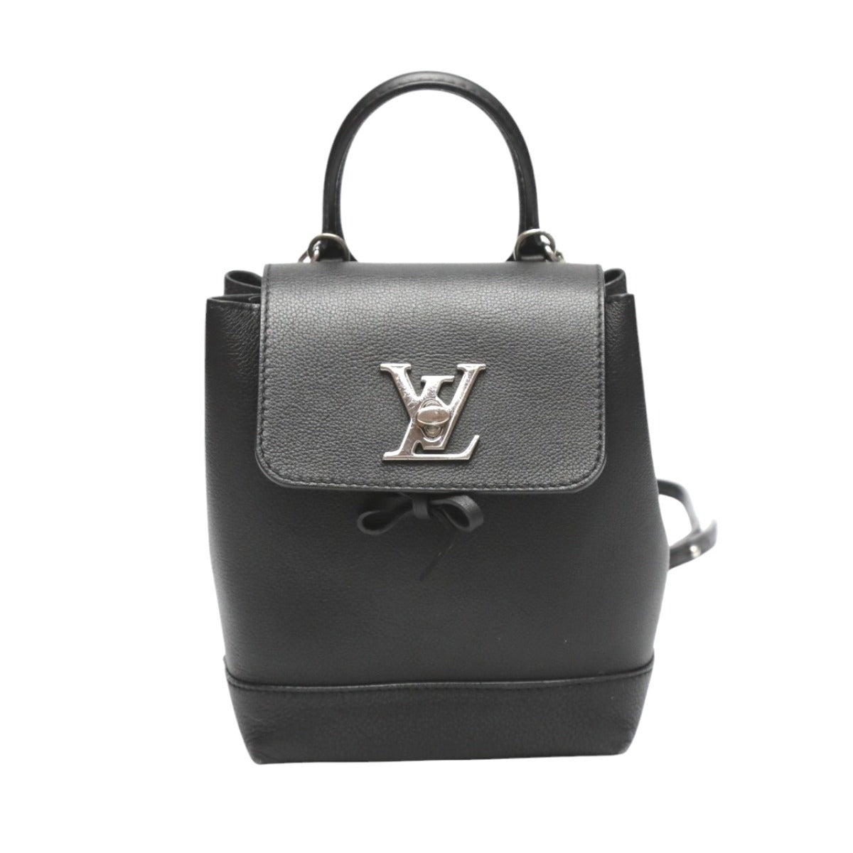 Louis Vuitton Backpack M54573 Noir Lock Me Leather Mini