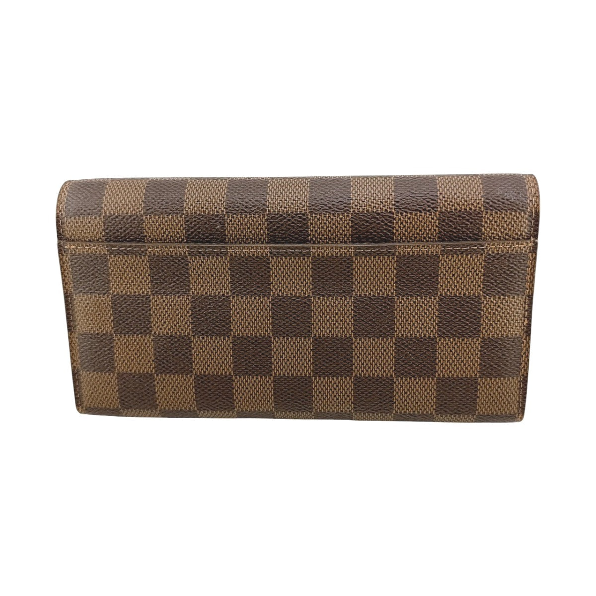 Louis Vuitton Long Purse N60114 Damier x Canvas Brown Pink Wallet Case 0