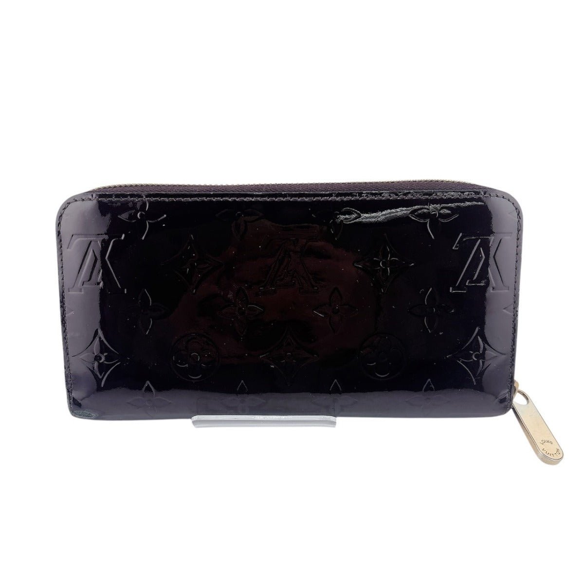 Louis Vuitton Long Purse M93522 Vernis Amarrant Monogram Wallet Case 3