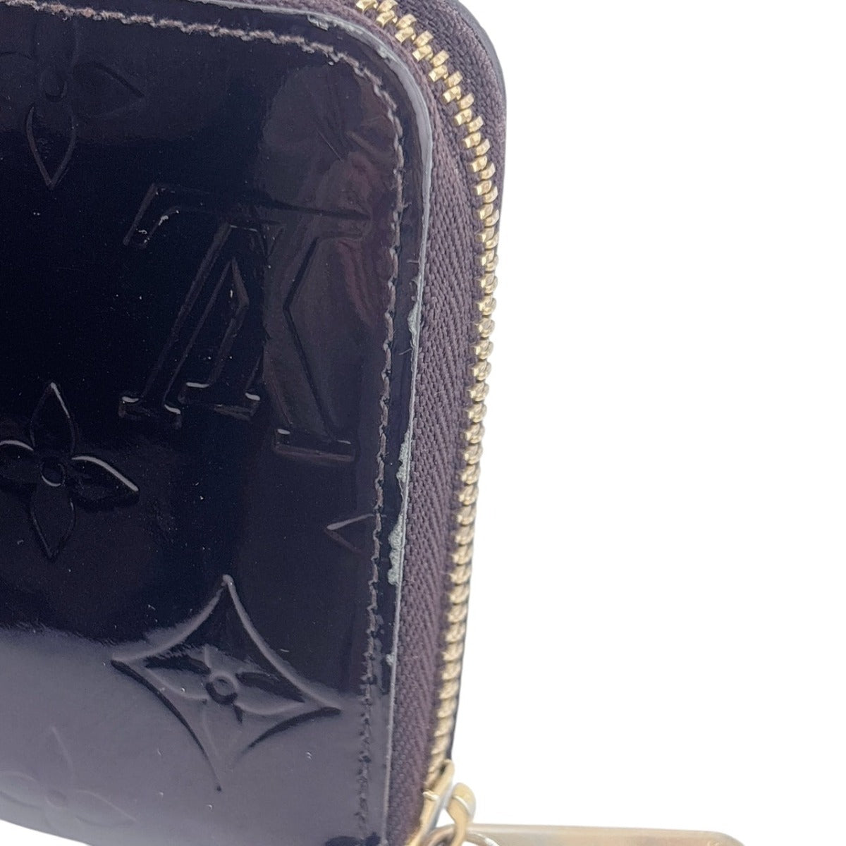 Louis Vuitton Long Purse M93522 Vernis Amarrant Monogram Wallet Case 3