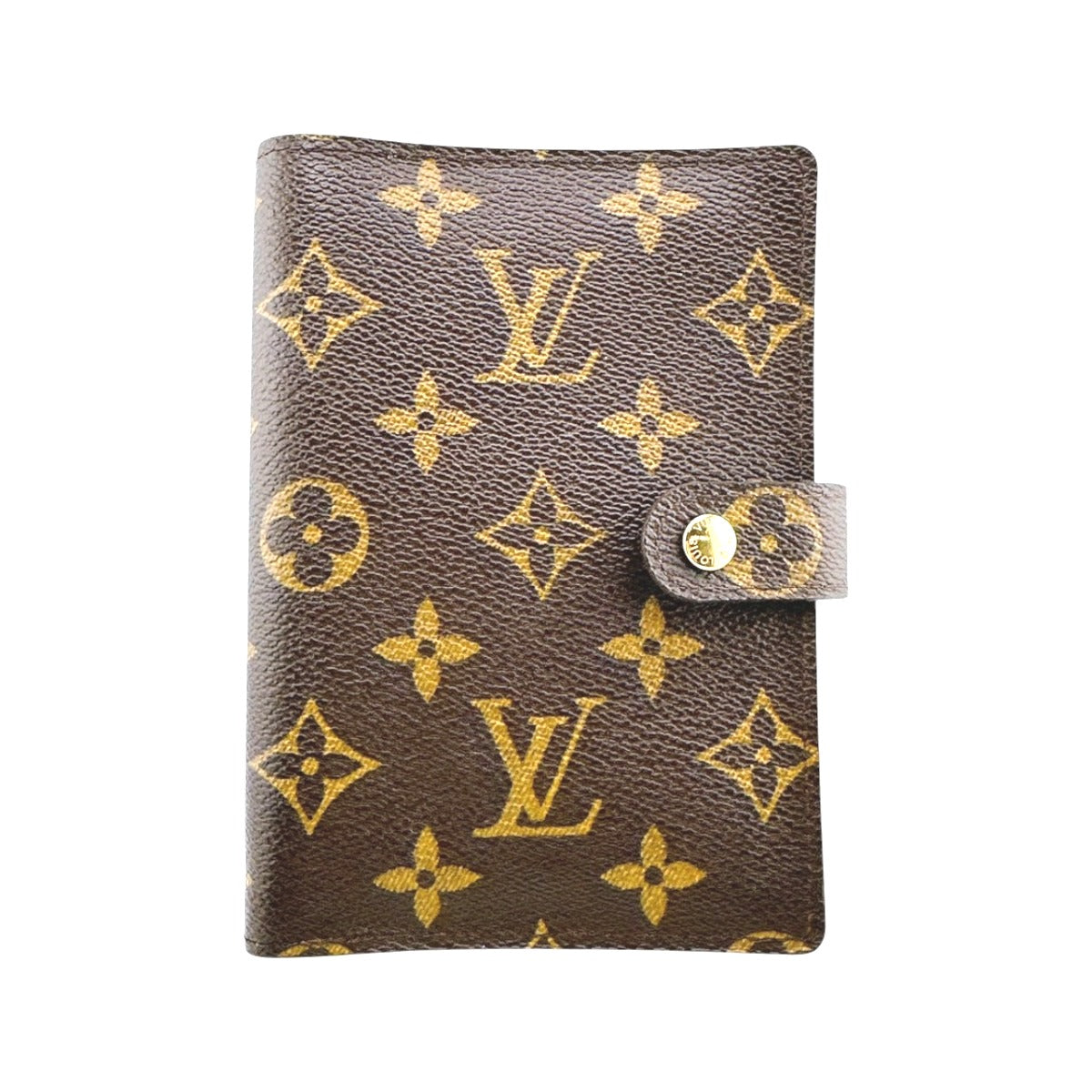 Louis Vuitton Notebook cover R20005 Notebook Agenda Monogram Canvas Brown Handbag