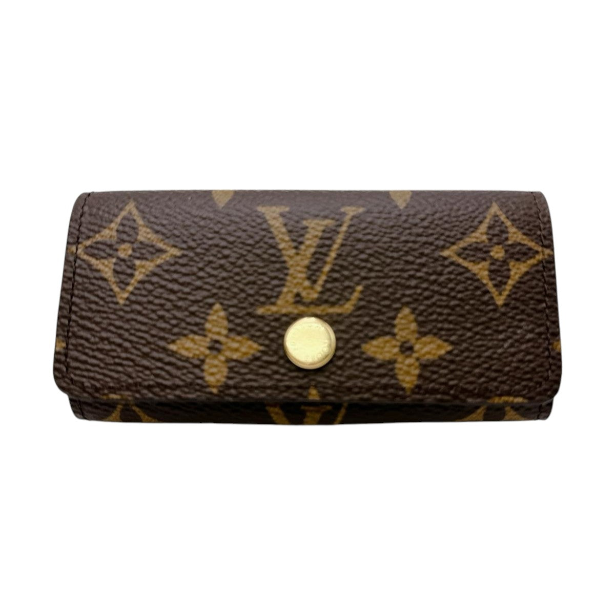 Louis Vuitton Key holder M69517 4 Monogram Canvas Brown Key Chain 7