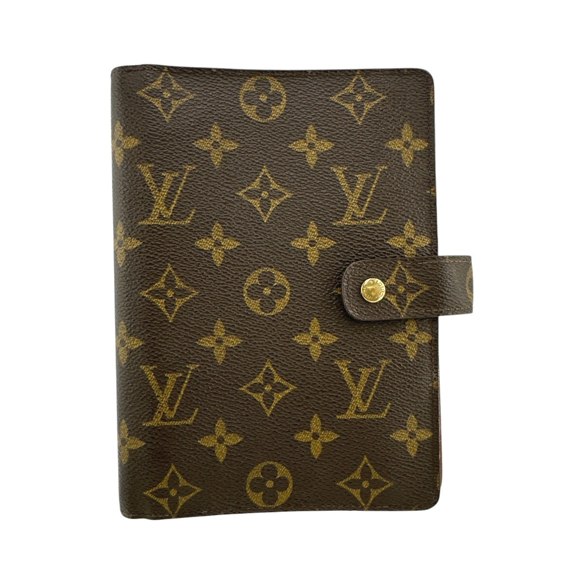 Louis Vuitton Notebook cover R20004 System notebook Monogram Canvas Brown Handbag