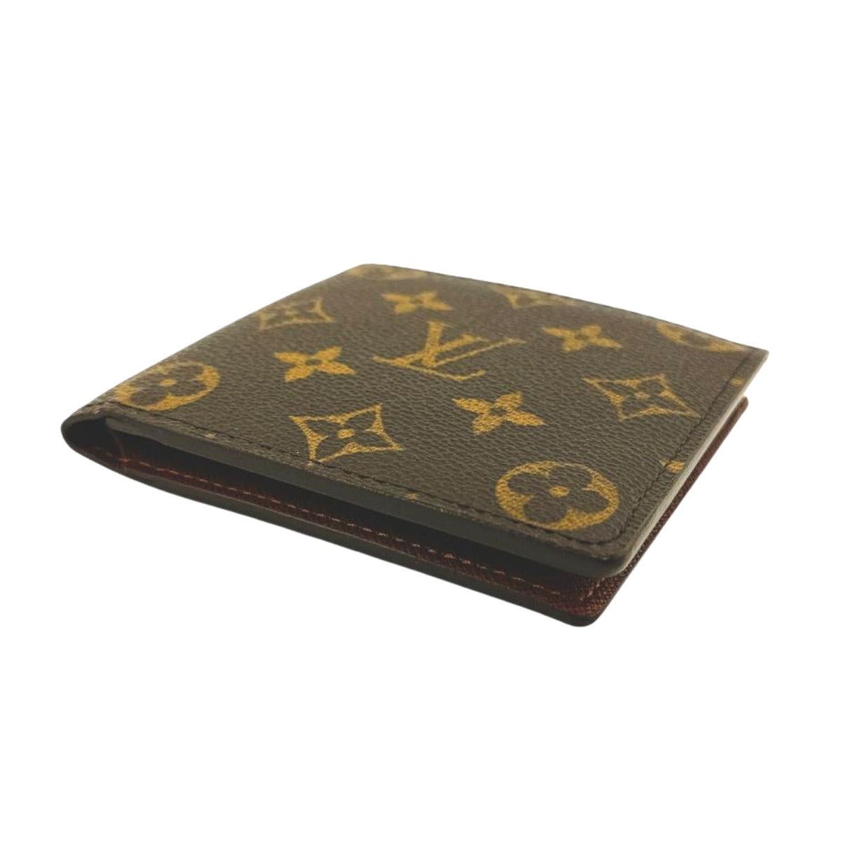 Louis Vuitton Bifold M61675 Bifold Includes Marco Monogram Canvas Brown Wallet Case