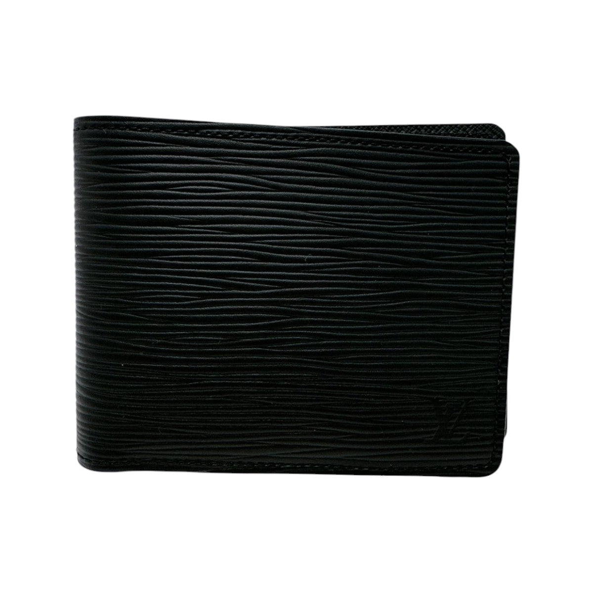 Louis Vuitton Bifold M60662 Epi Bifold Epi Leather Black Wallet Case