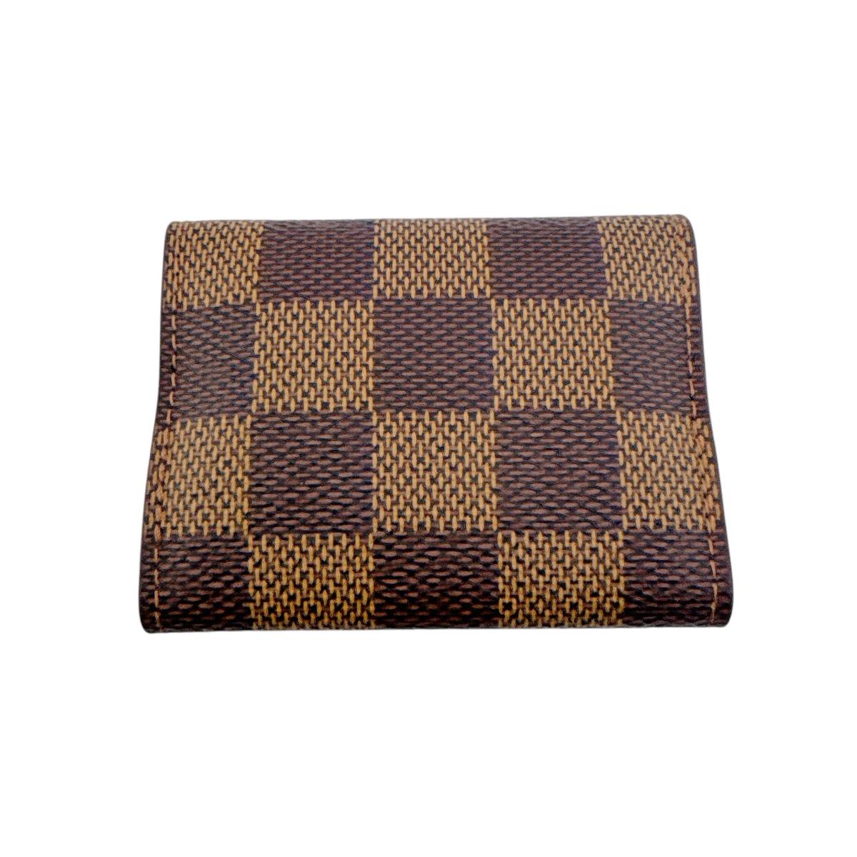 Louis Vuitton Other accessories M61030 Damier Cufflink Canvas Brown Handbag