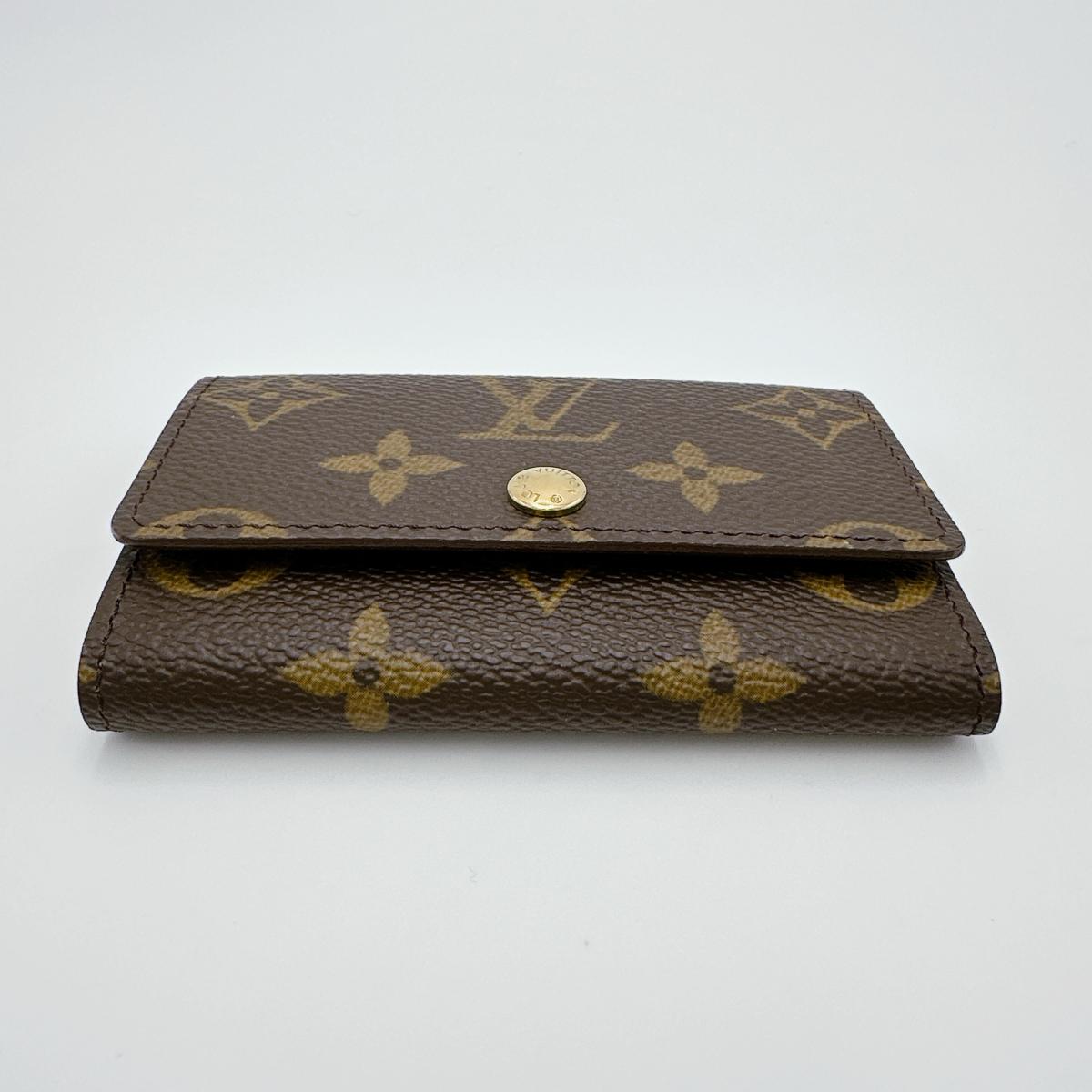 Louis Vuitton Key holder M62630 Key Monogram Canvas Brown Key Chain 4