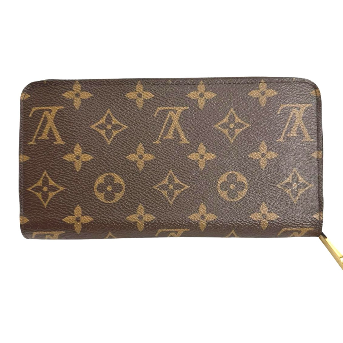 Louis Vuitton Long Purse M42616 Zip Around Monogram Canvas Brown Wallet Case 7