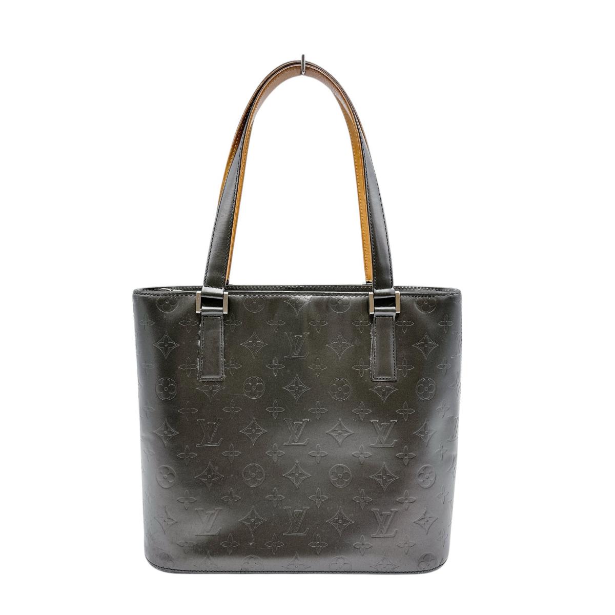 Louis Vuitton M55112 mat Noir mat Stockton Monogram Handbag