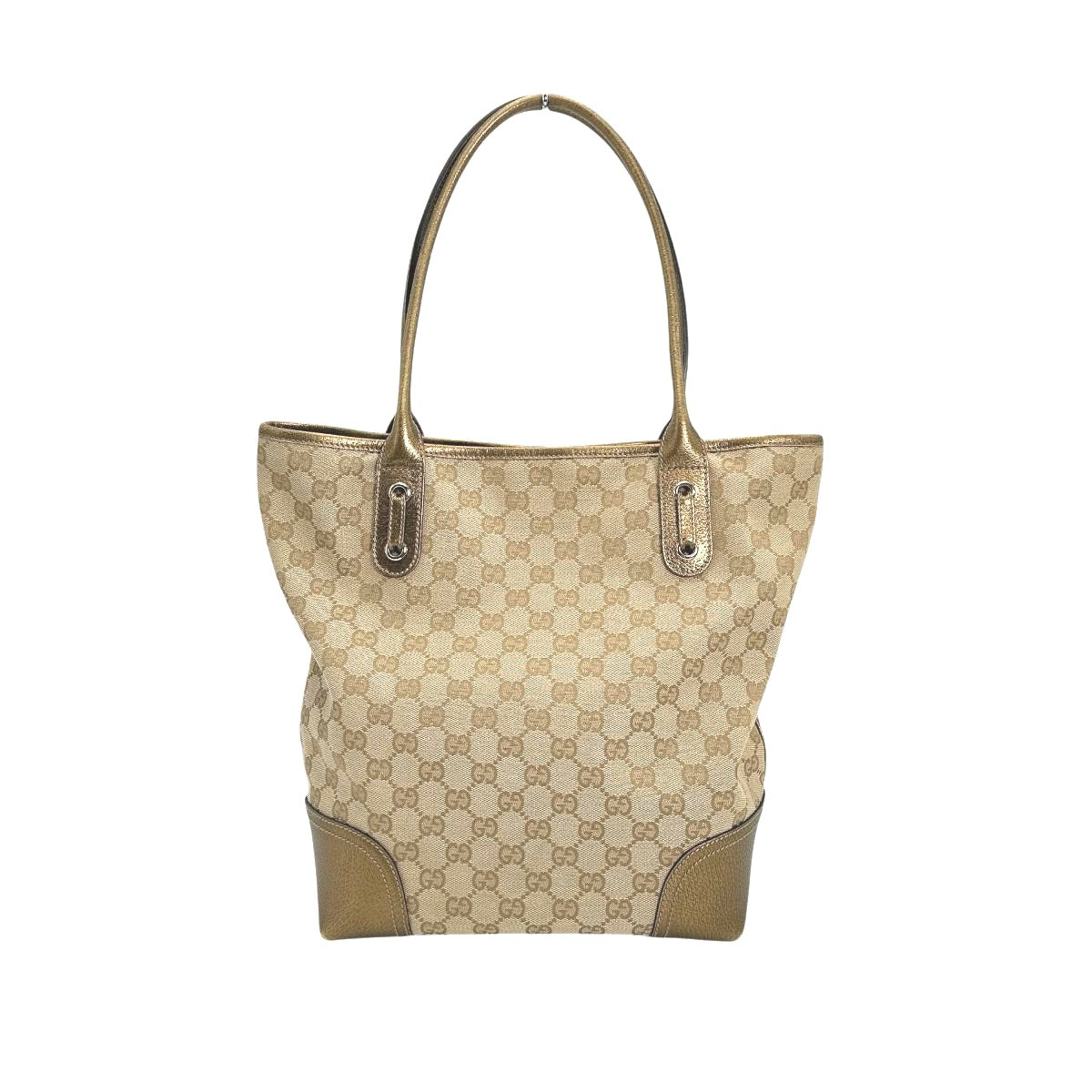 Gucci GG Canvas Beige Tote Bag 0