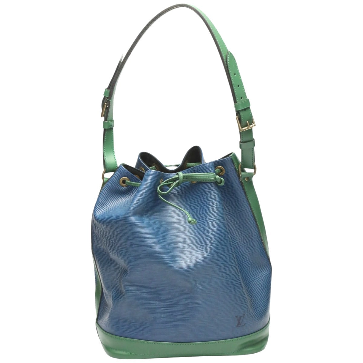 Louis Vuitton M44044 Epi x Epi Noe Leather Blue Green Shoulder Bag