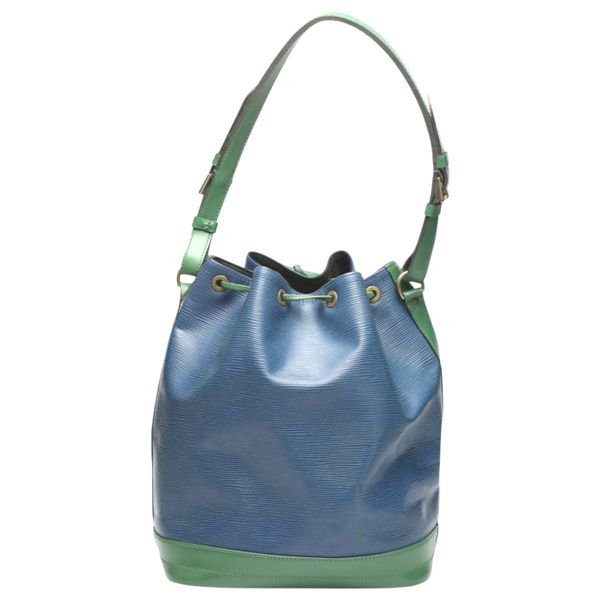 Louis Vuitton M44044 Epi x Epi Noe Leather Blue Green Shoulder Bag