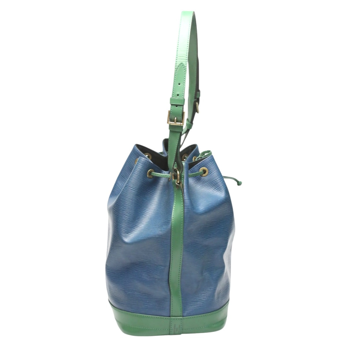 Louis Vuitton M44044 Epi x Epi Noe Leather Blue Green Shoulder Bag