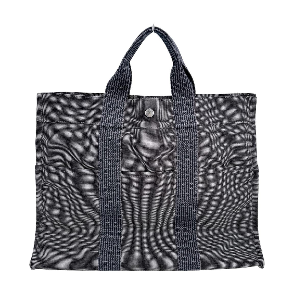 Tote Bag Gray Handbag Business Bag Her Canvas