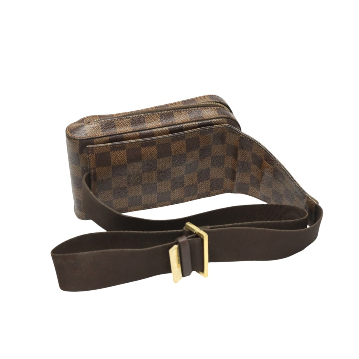 Louis Vuitton Sling N51994 Damier Ebene Waist Canvas Crossbody Bag