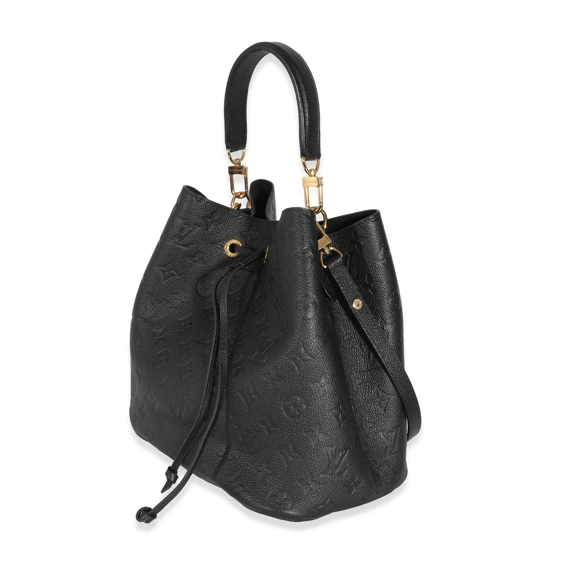 Louis Vuitton Empreinte NéoNoé MM Monogram Black Handbag