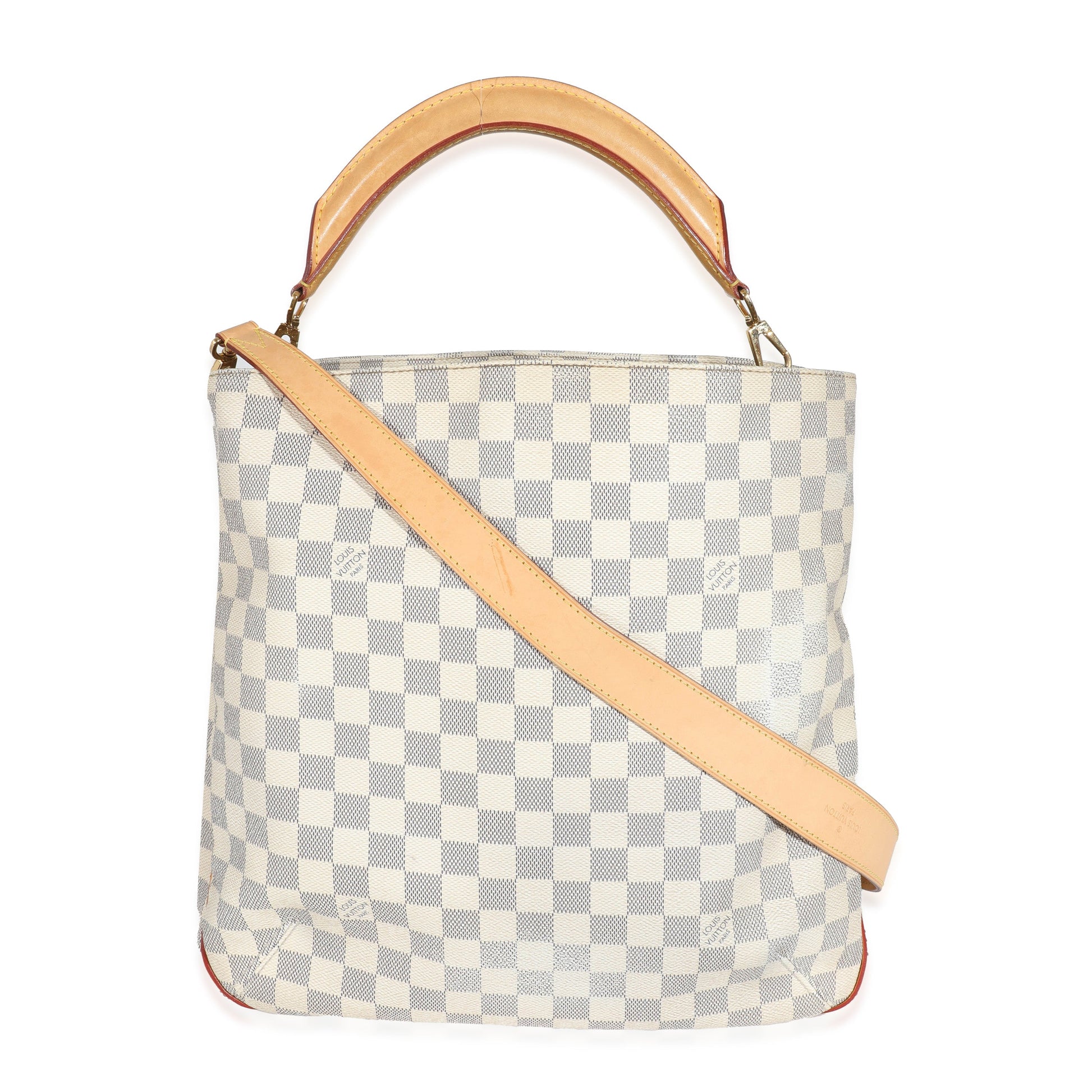 Louis Vuitton Damier Azur Soffi Canvas Shoulder Bag