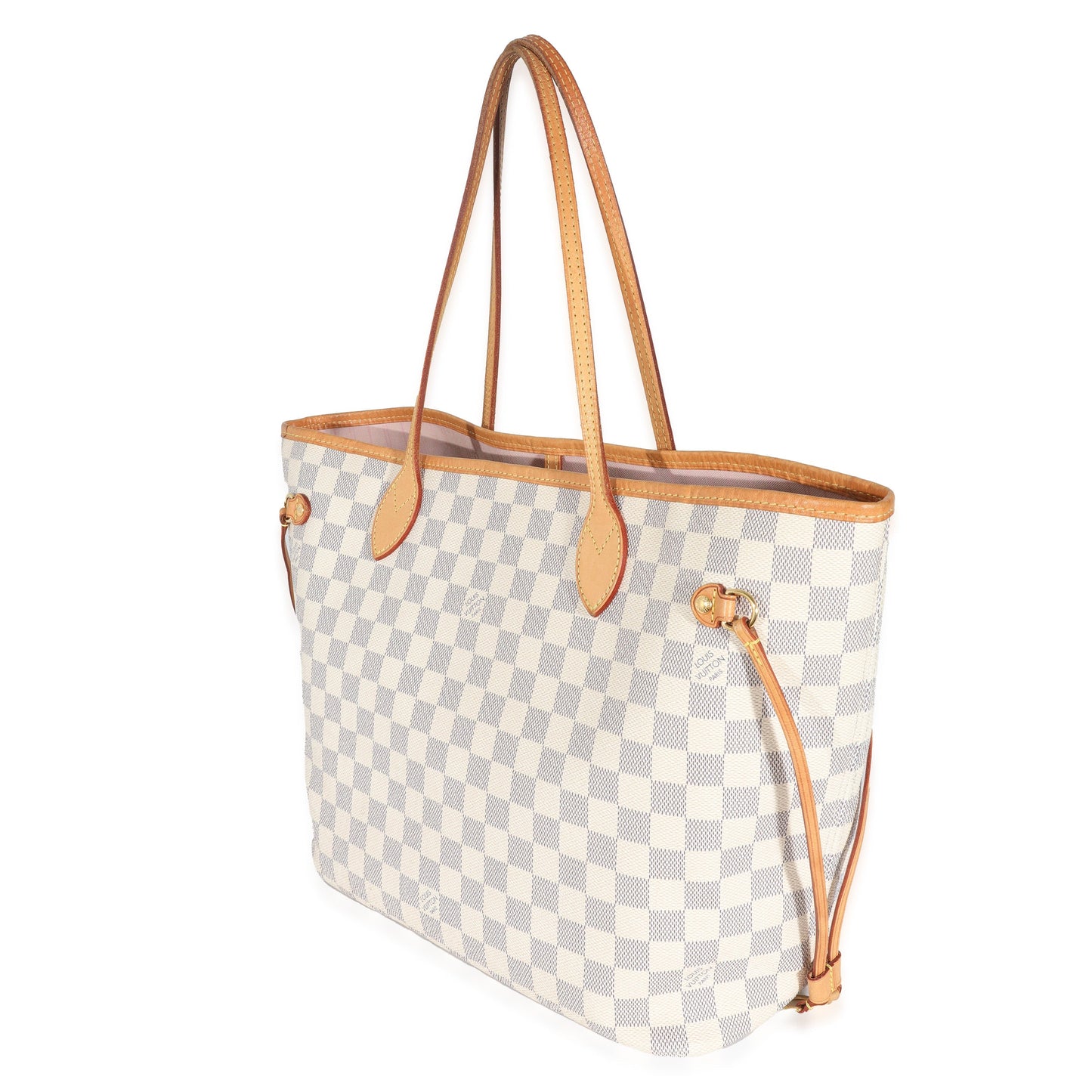 Louis Vuitton Damier Azur Neverfull MM Canvas Tote Bag 3