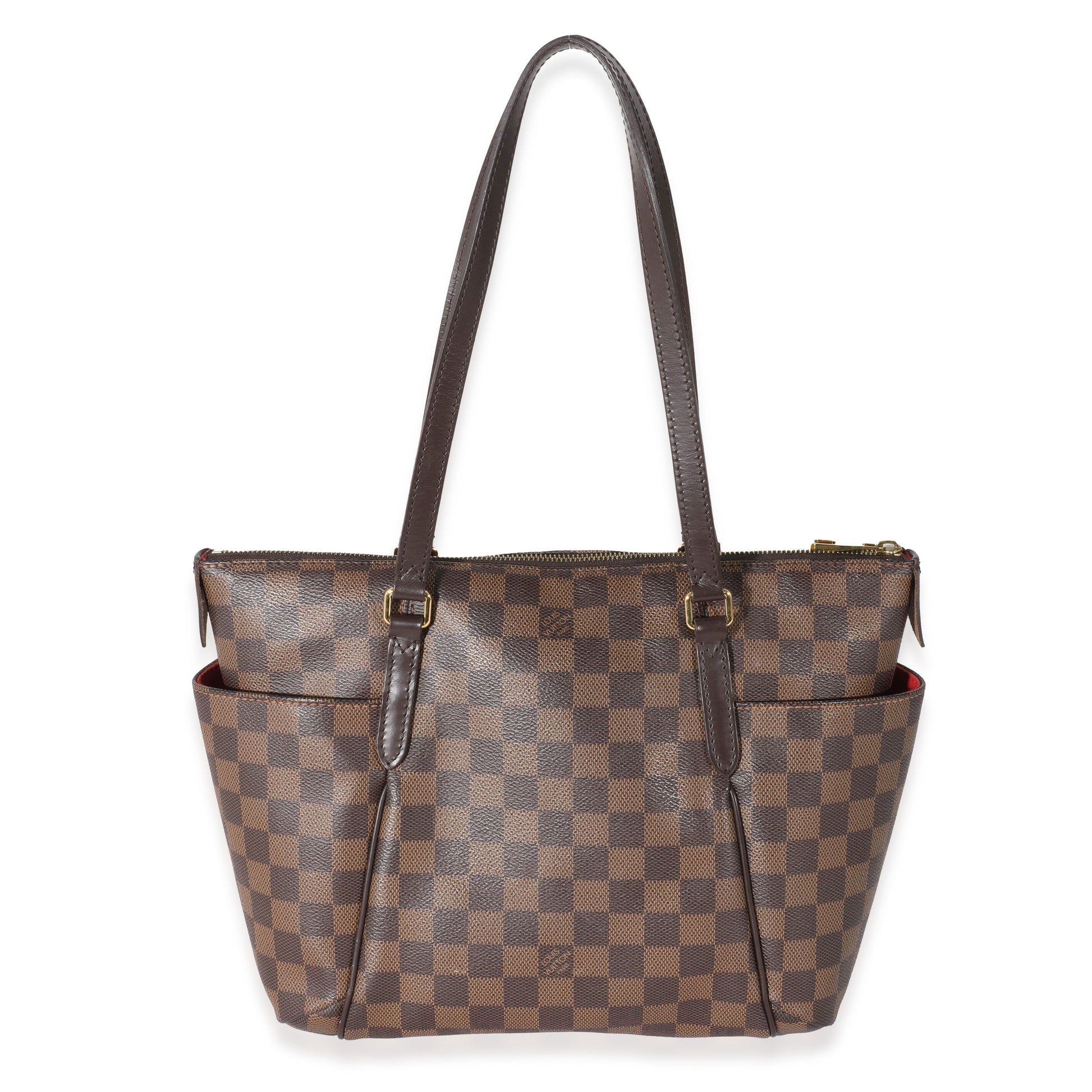 Louis Vuitton Damier Ebene Totally PM Canvas Handbag