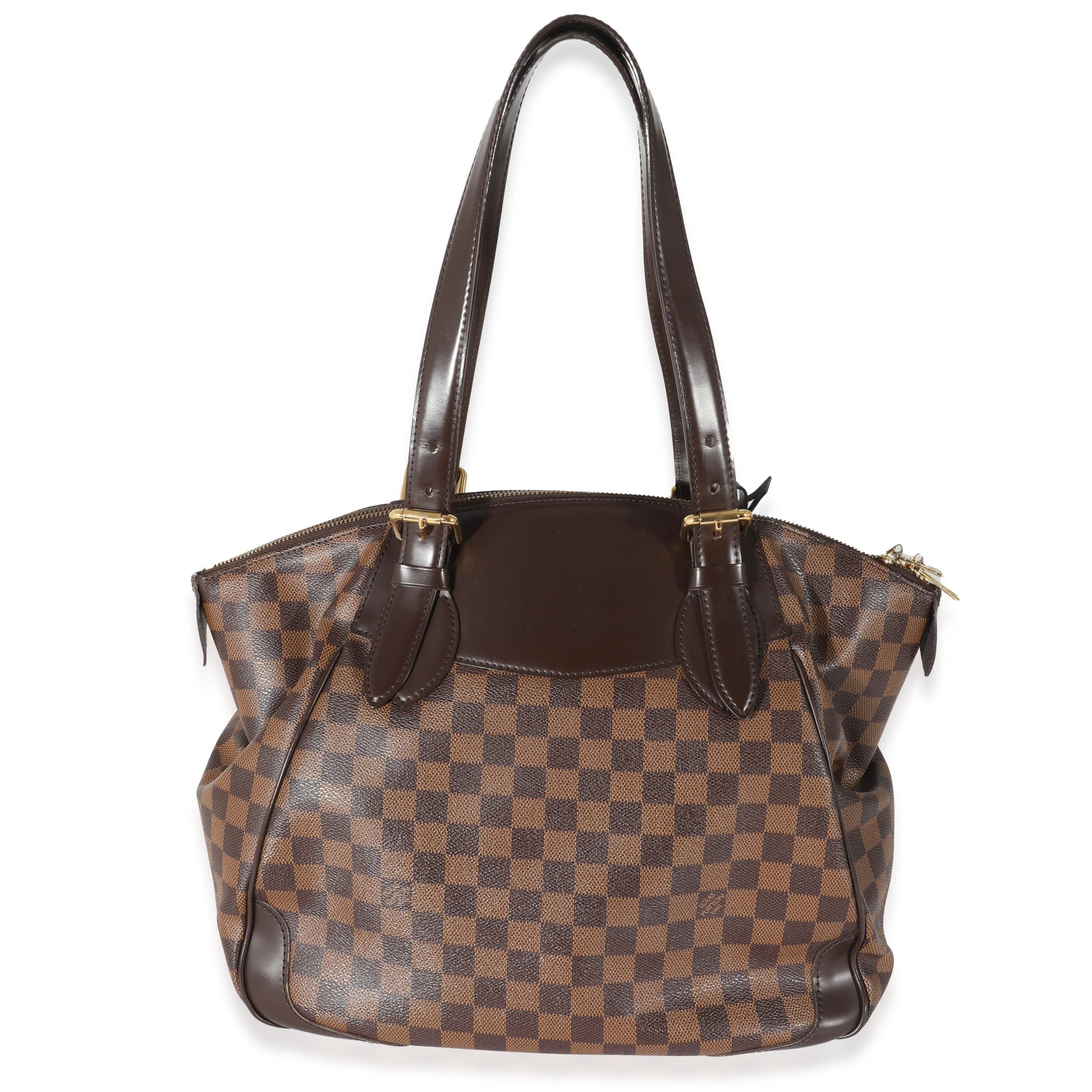 Louis Vuitton Damier Ebene Verona GM Canvas Handbag