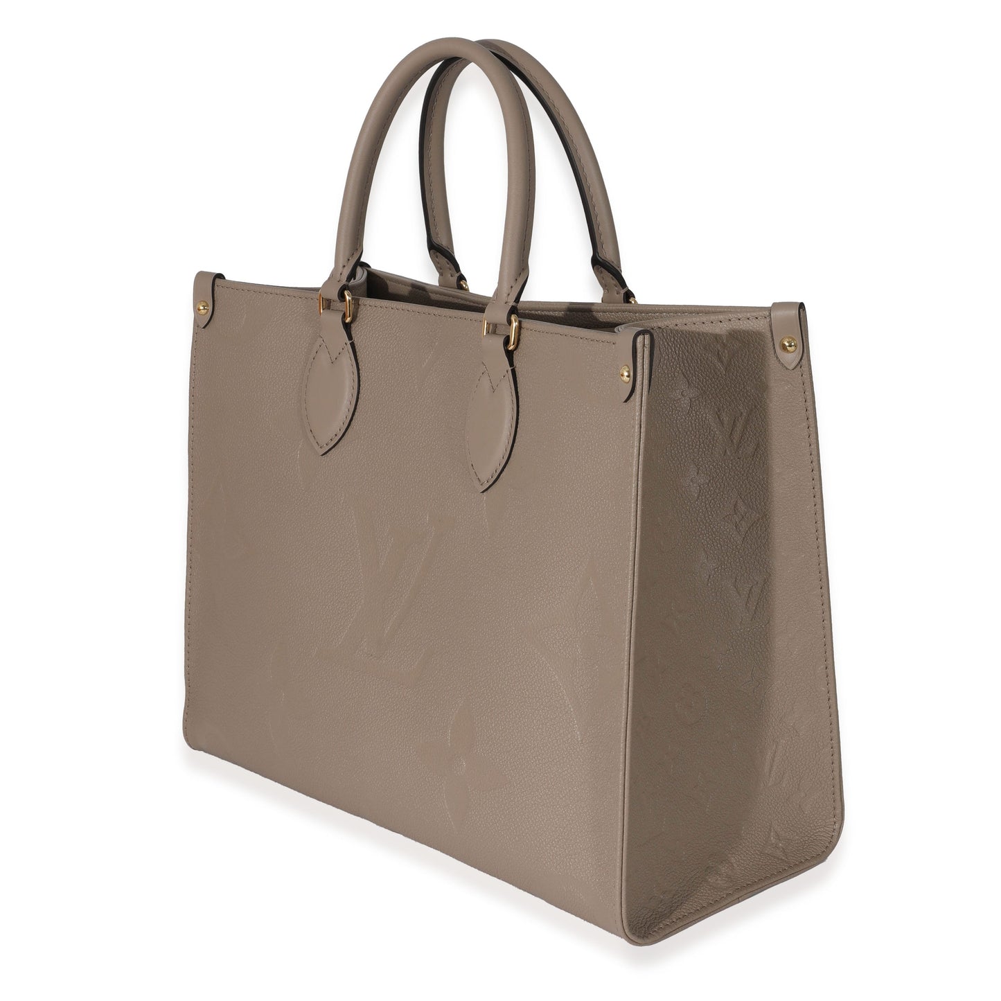 Louis Vuitton Turtledove Empreinte Onthego MM Monogram Handbag
