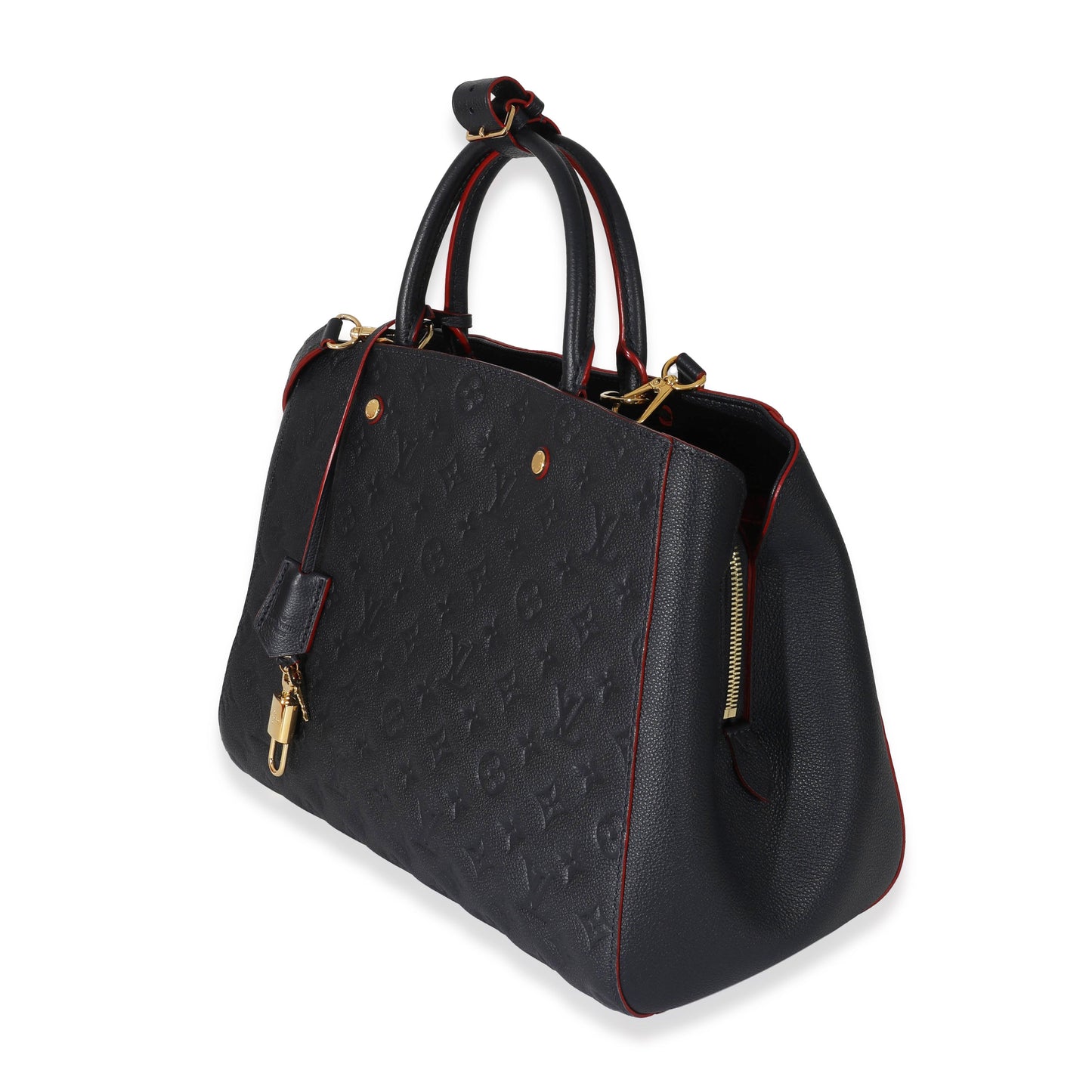 Louis Vuitton Marine Rouge Empreinte Montaigne GM Handbag