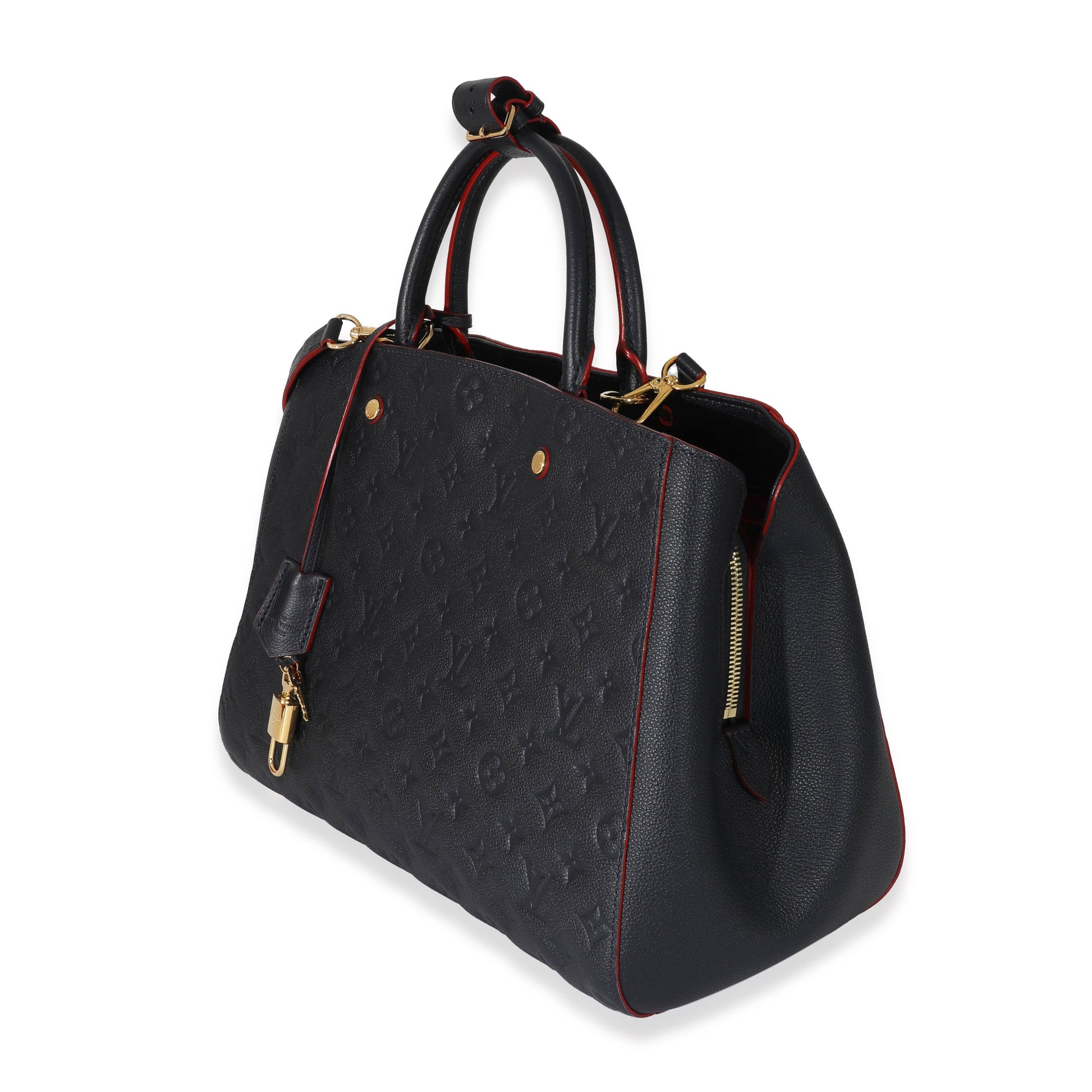 Louis Vuitton Marine Rouge Empreinte Montaigne GM Handbag