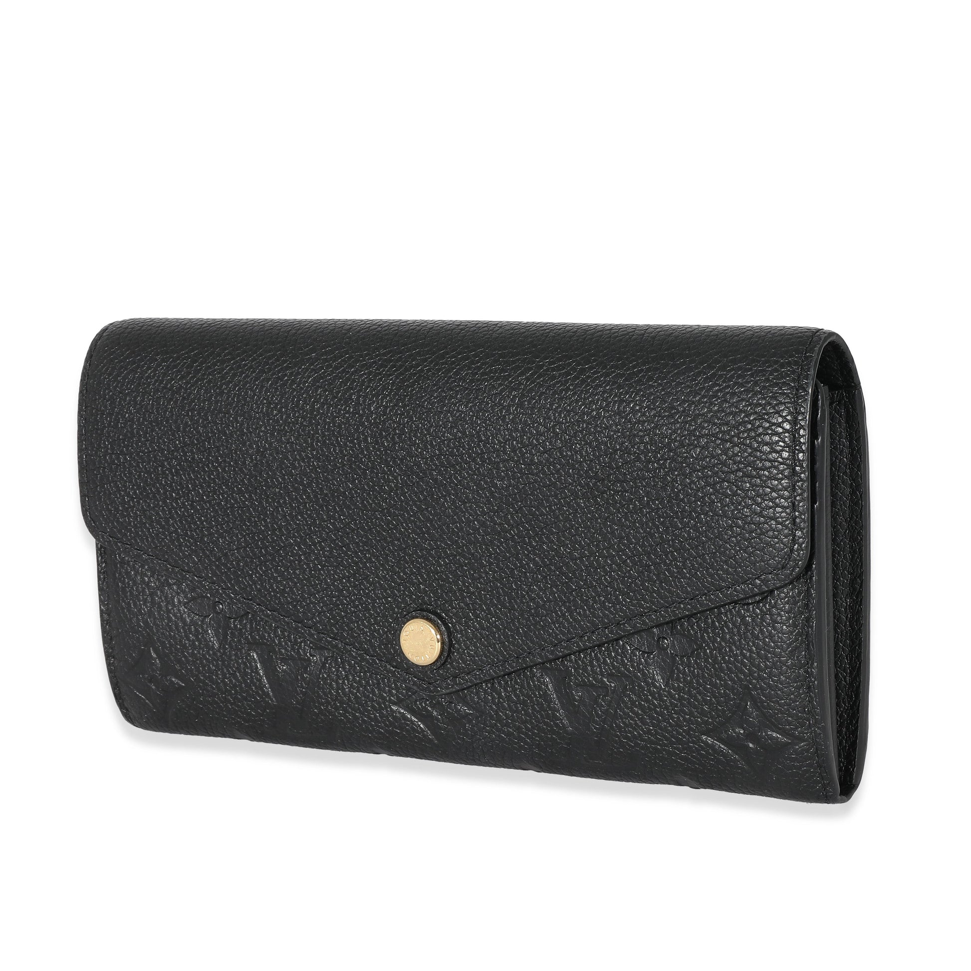 Louis Vuitton Empreinte Sarah Black Wallet Case Sarah Wallet