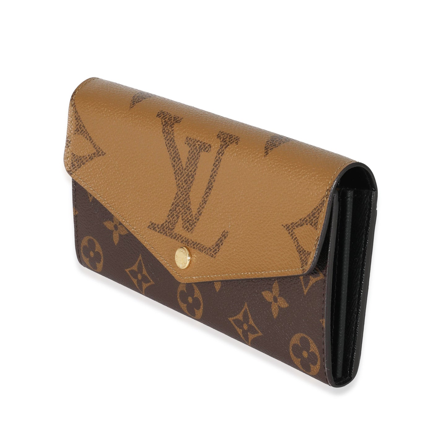 Louis Vuitton Reverse Sarah Monogram Canvas Wallet Case Wallet 1