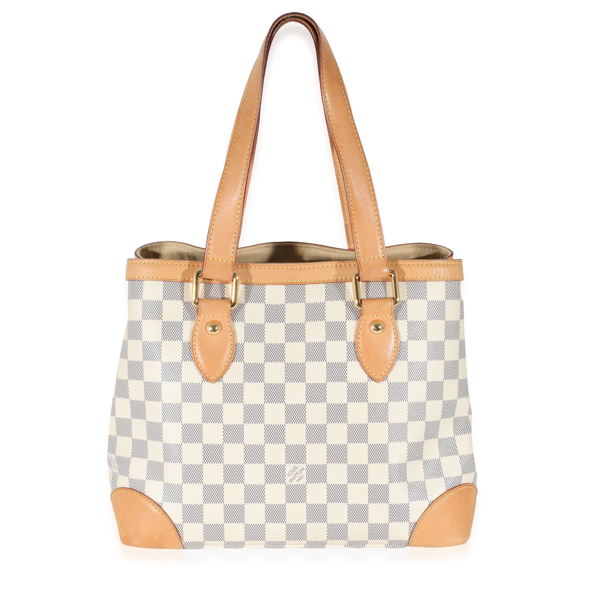 Louis Vuitton Damier Azur Hampstead PM Canvas Handbag