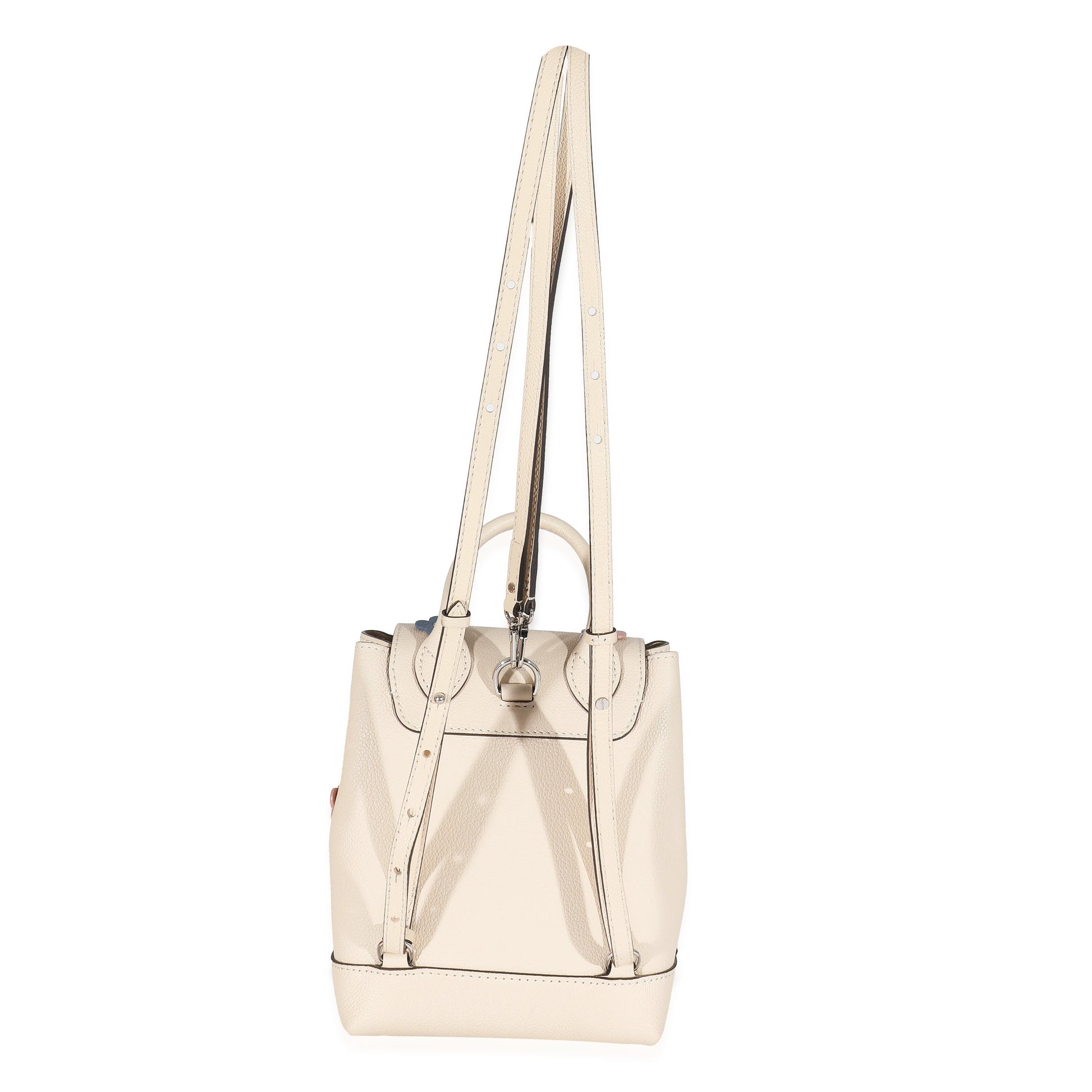 Louis Vuitton Creme Mechanical Flower Lockme Backpack Calfskin Mini